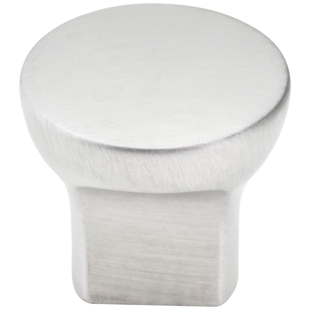Hardware Resources 1" Diameter Satin Nickel Round Brenton Cabinet Knob