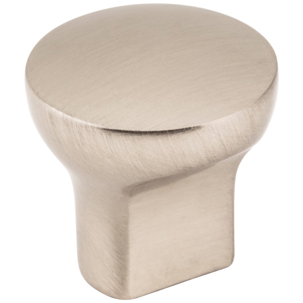 Hardware Resources 1" Diameter Satin Nickel Round Brenton Cabinet Knob