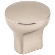 Hardware Resources 1" Diameter Satin Nickel Round Brenton Cabinet Knob