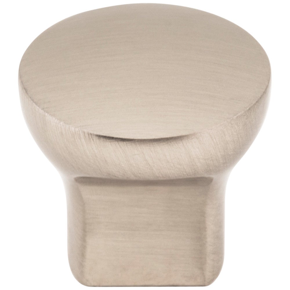 Hardware Resources 1" Diameter Satin Nickel Round Brenton Cabinet Knob