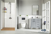 Fawna 30" Gray Bathroom Cabinet