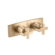 Flusso 240.2693 3/4" Horizontal Thermostatic Shower Valve % Trim - 1 Ouptut