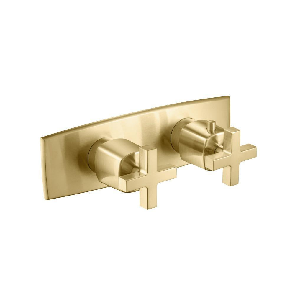 Flusso 240.2693 3/4" Horizontal Thermostatic Shower Valve % Trim - 1 Ouptut