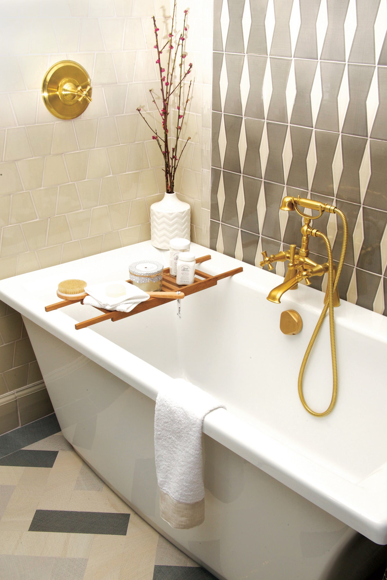 Newport Brass Aylesbury Exposed Tub & Hand Shower Set - Deck Mount