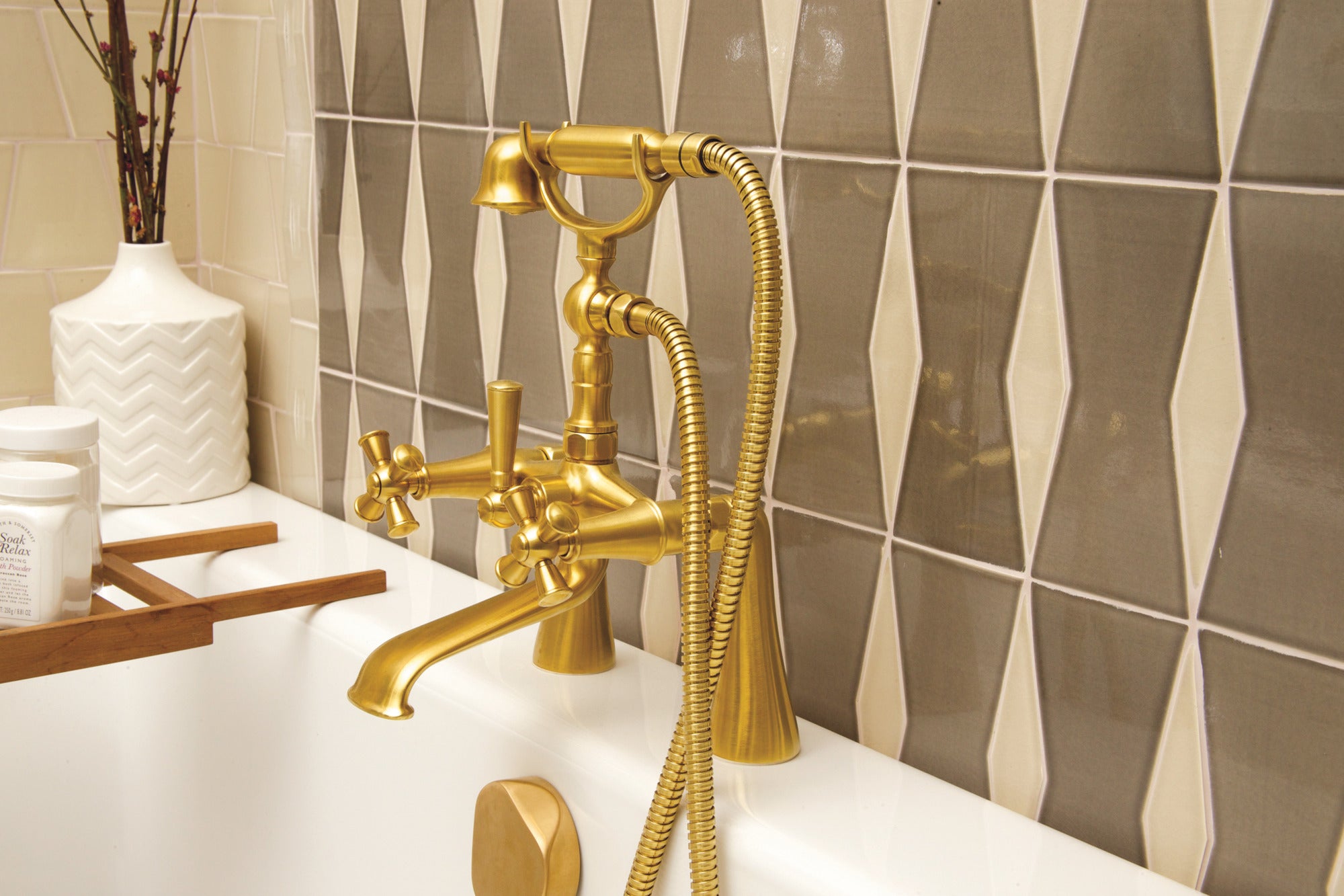 Newport Brass Aylesbury Exposed Tub & Hand Shower Set - Deck Mount