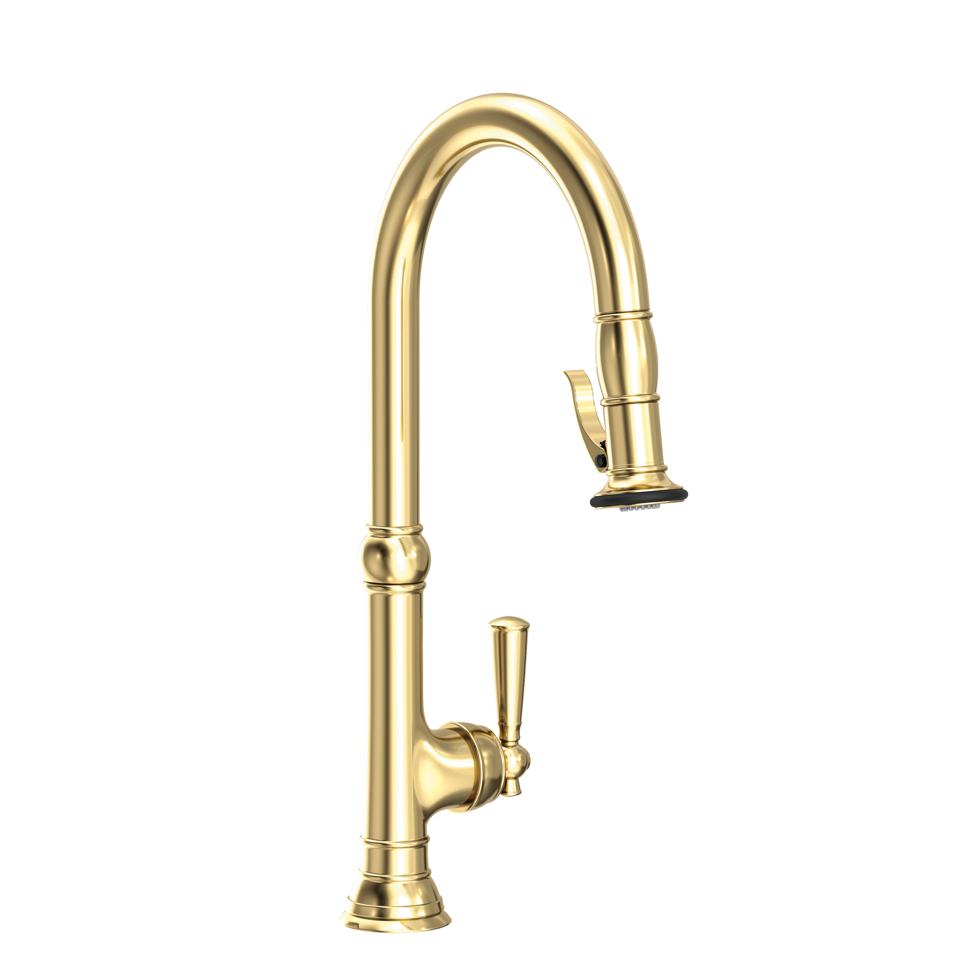 Newport Brass Jacobean Pull-Down Kitchen Faucet - Trigger Spray