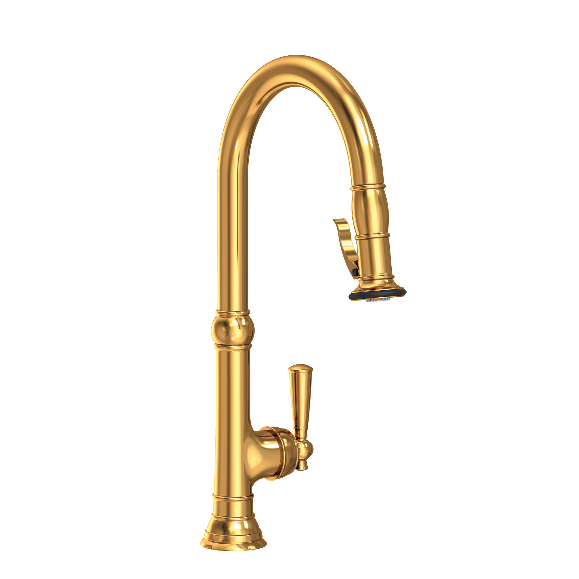 Newport Brass Jacobean Pull-Down Kitchen Faucet - Trigger Spray