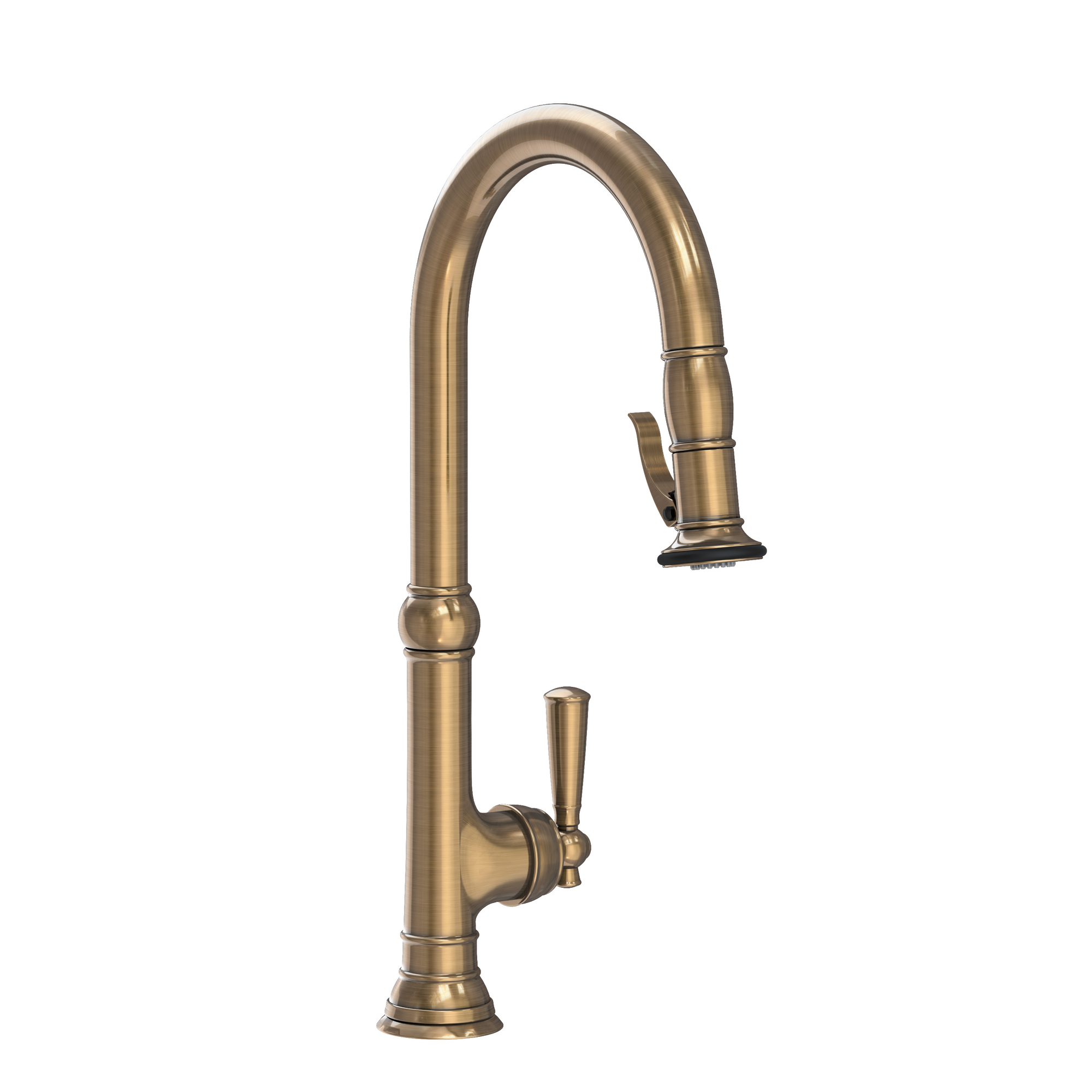 Newport Brass Jacobean Pull-Down Kitchen Faucet - Trigger Spray