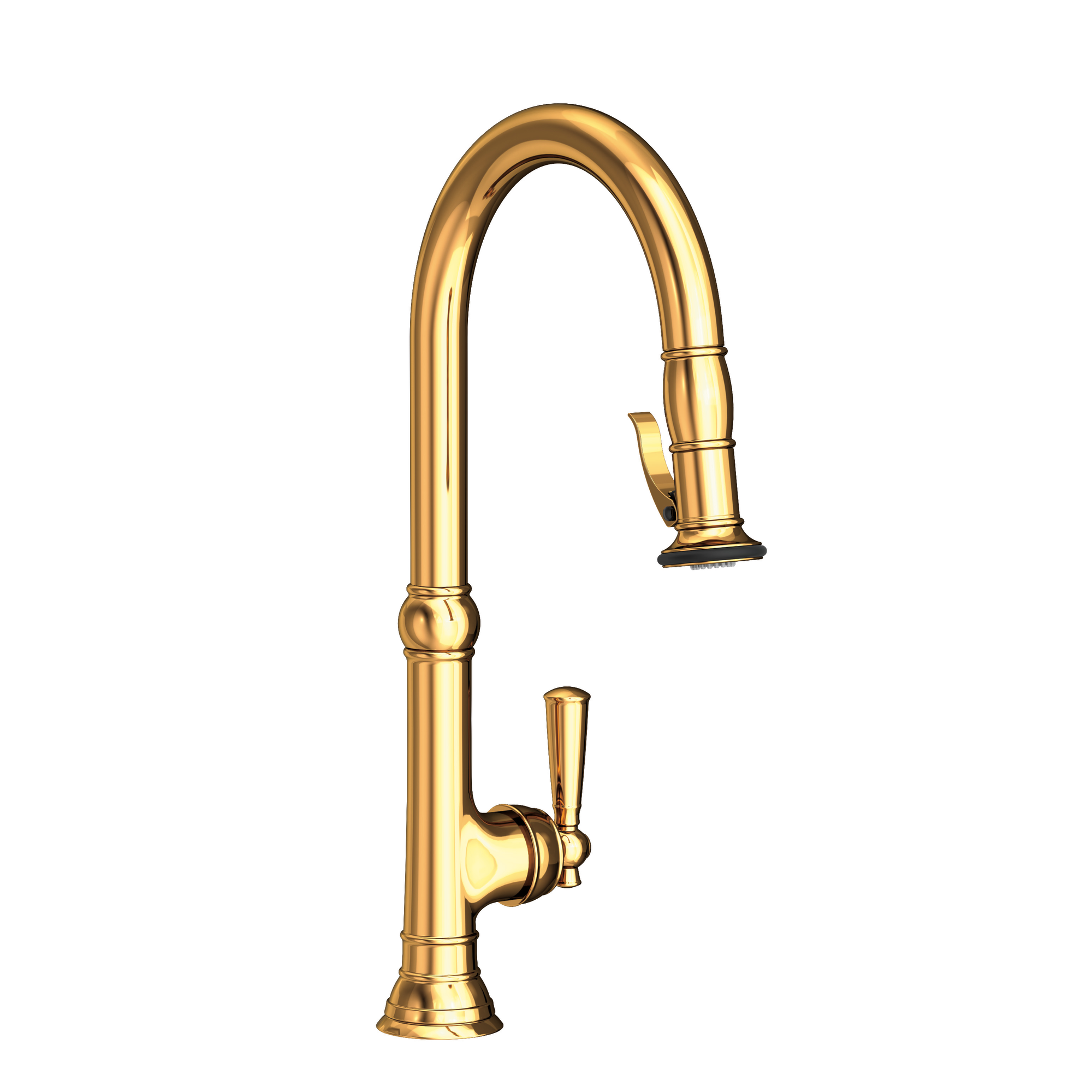 Newport Brass Jacobean Pull-Down Kitchen Faucet - Trigger Spray