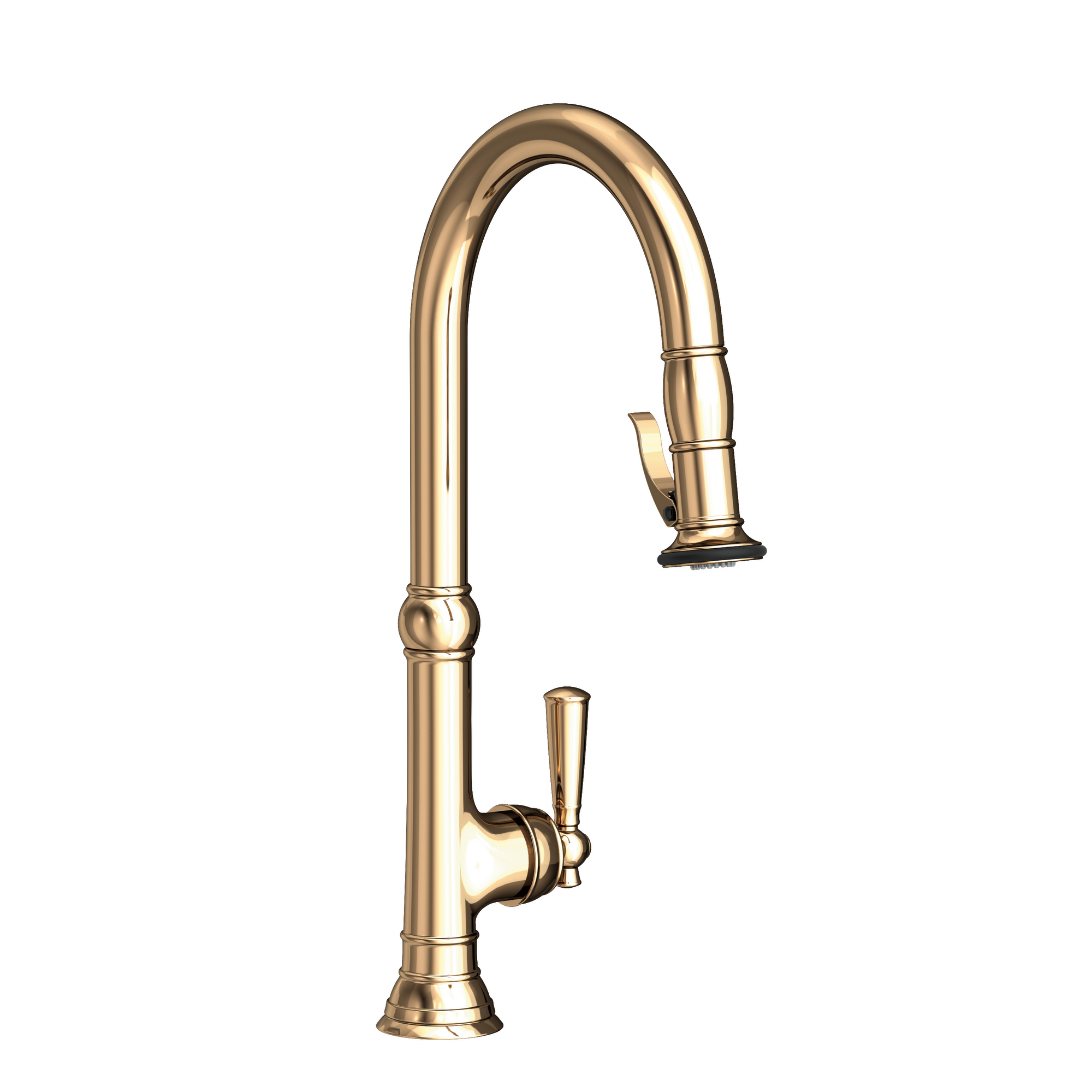Newport Brass Jacobean Pull-Down Kitchen Faucet - Trigger Spray