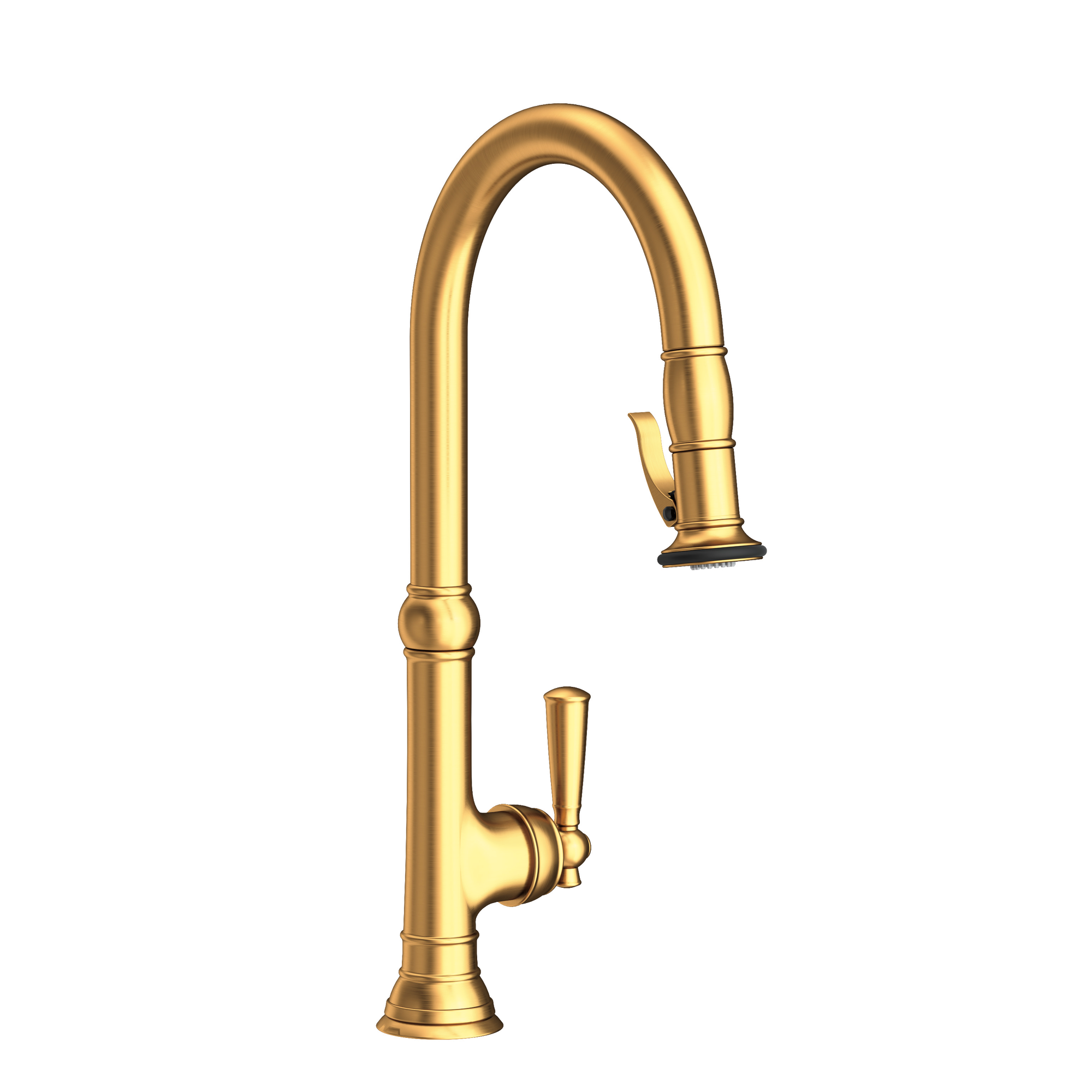 Newport Brass Jacobean Pull-Down Kitchen Faucet - Trigger Spray