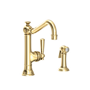 Newport Brass Jacobean Single Handle Kitchen Faucet with Side Spray