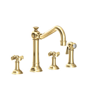 Newport Brass Jacobean Kitchen Faucet with Side Spray