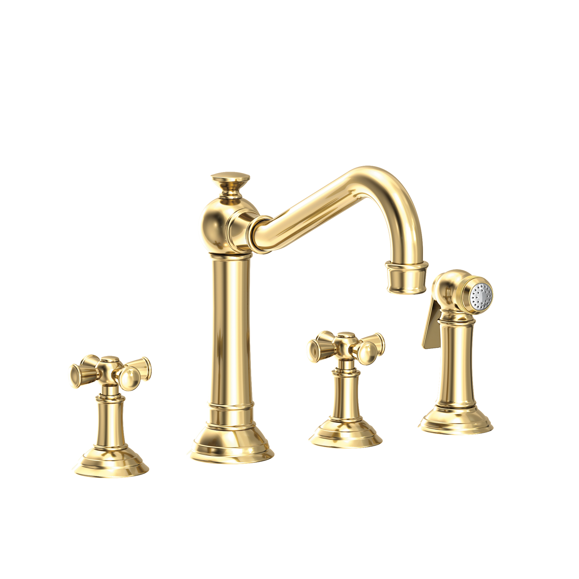 Newport Brass Jacobean Kitchen Faucet with Side Spray