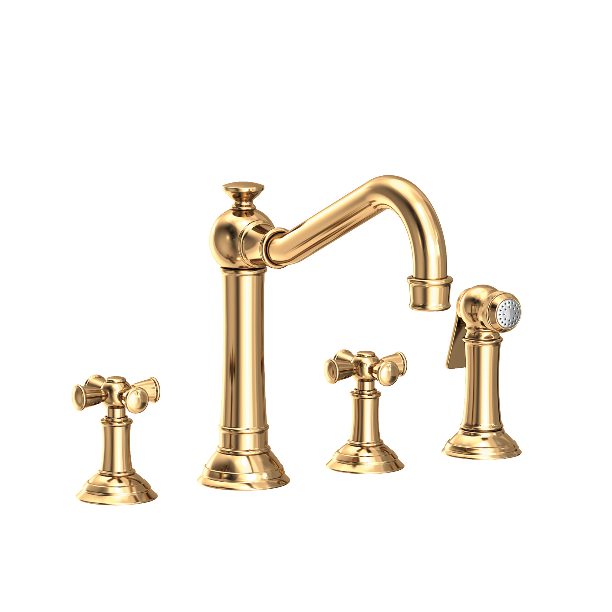 Newport Brass Jacobean Kitchen Faucet with Side Spray