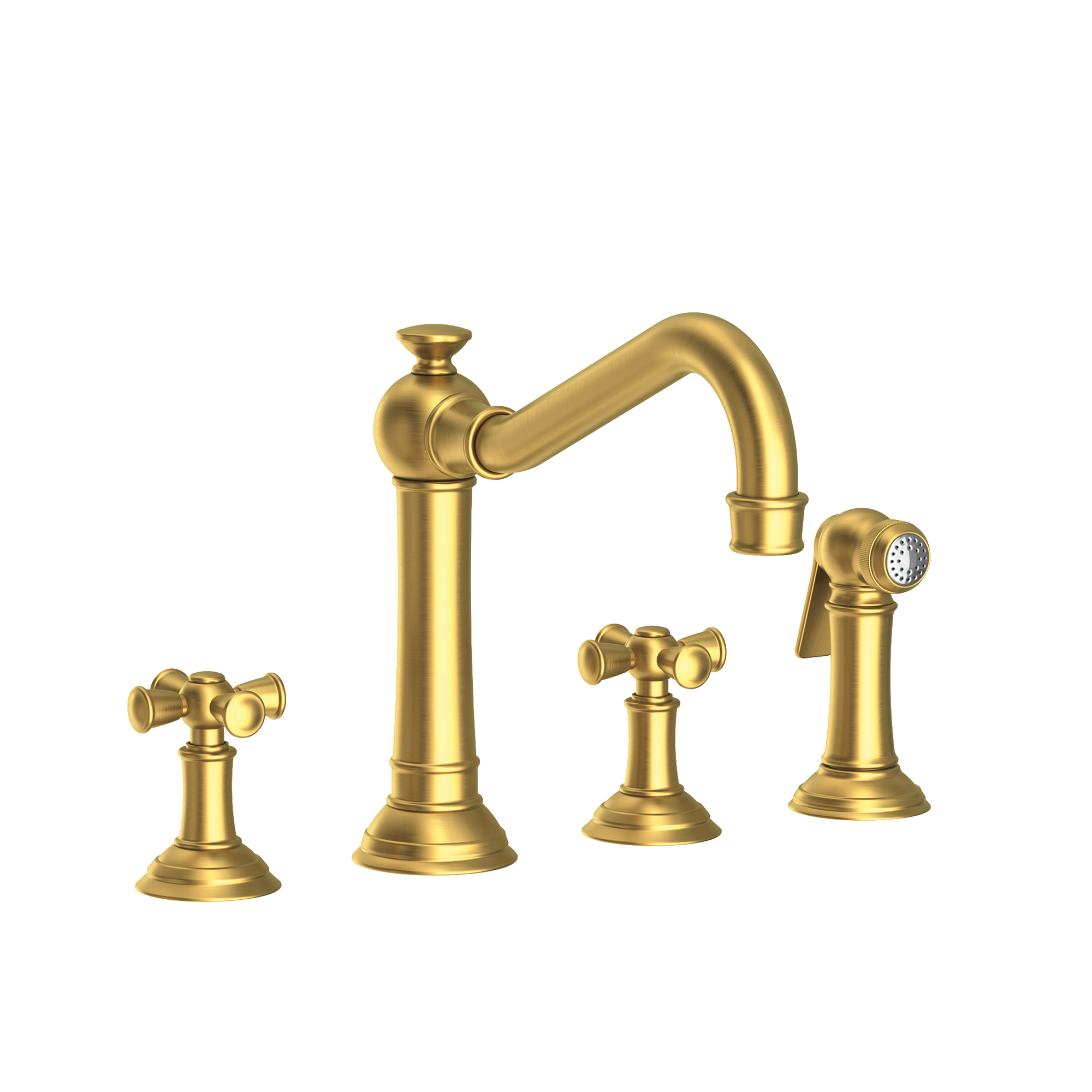 Newport Brass Jacobean Kitchen Faucet with Side Spray