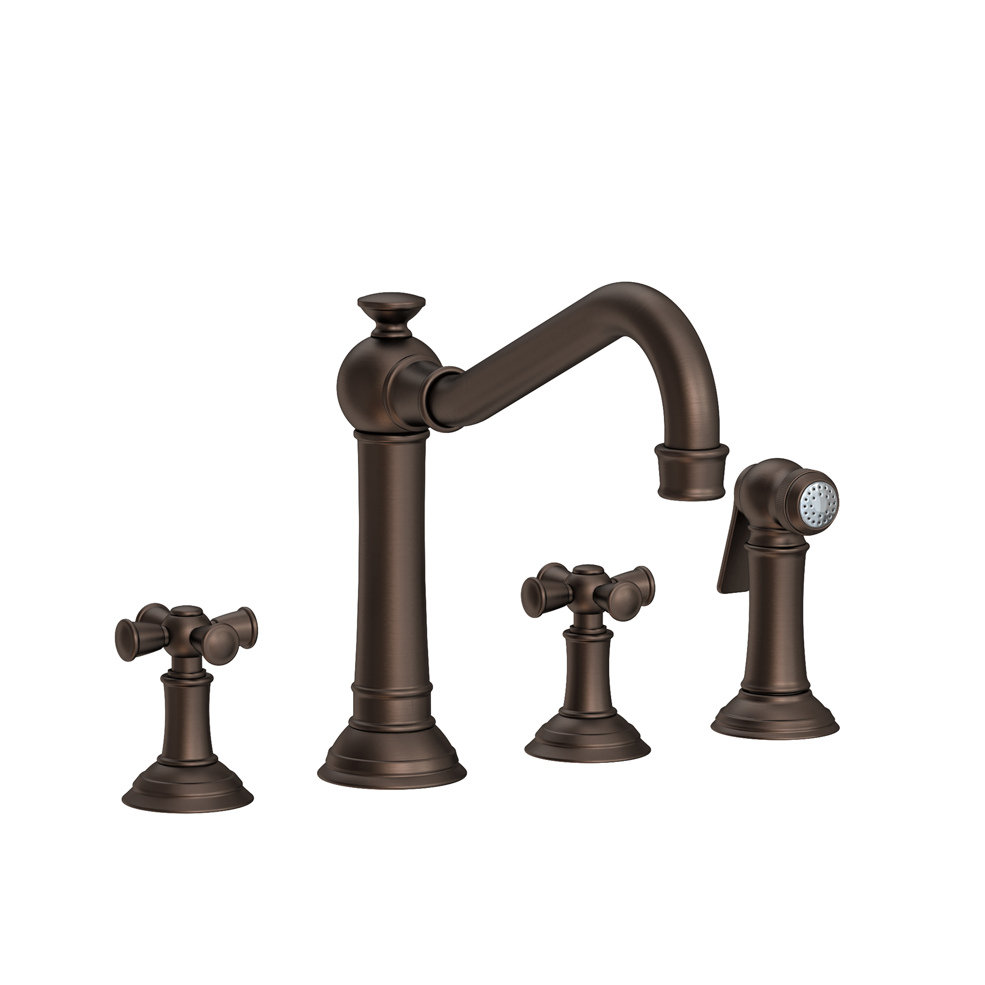 Newport Brass Jacobean Kitchen Faucet with Side Spray
