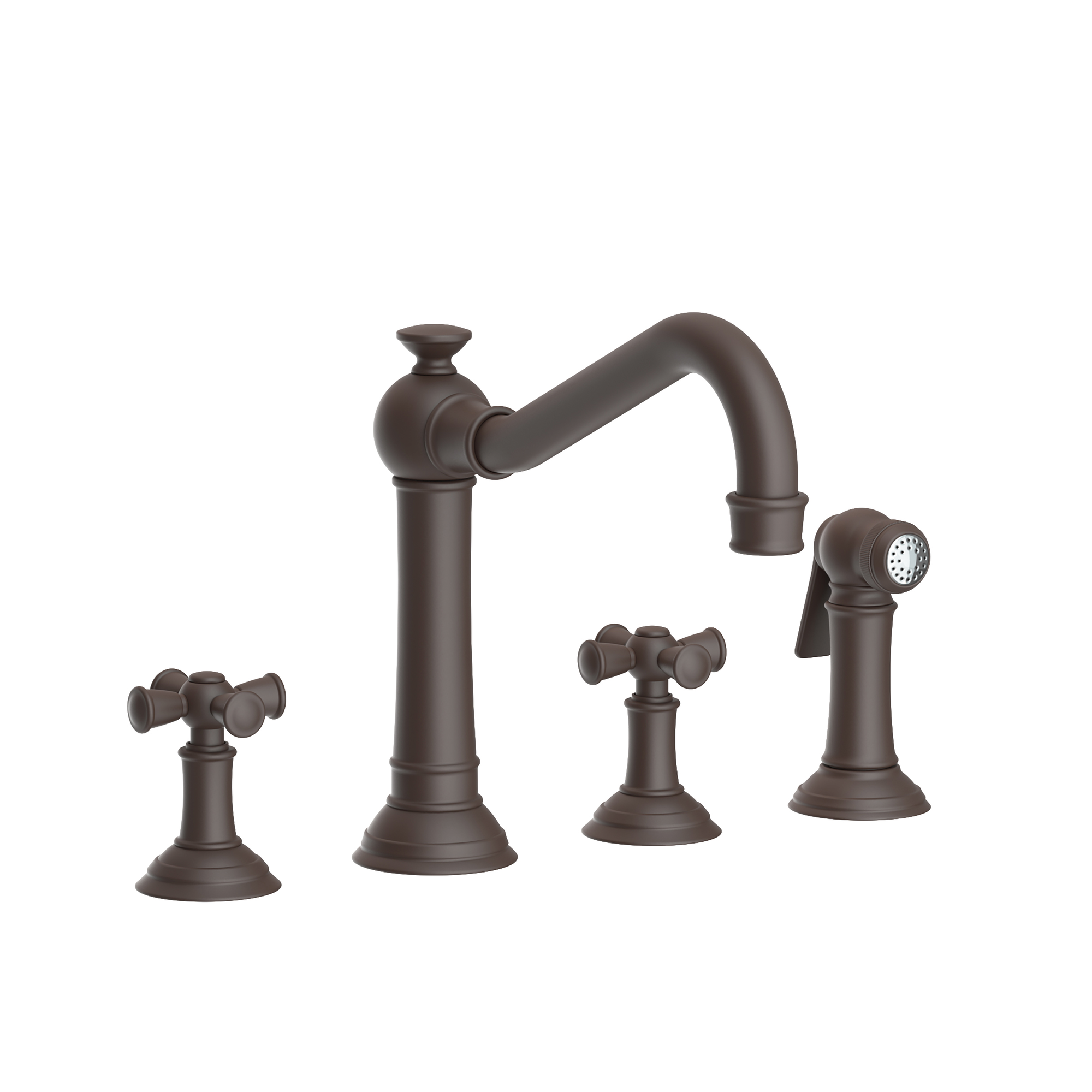 Newport Brass Jacobean Kitchen Faucet with Side Spray