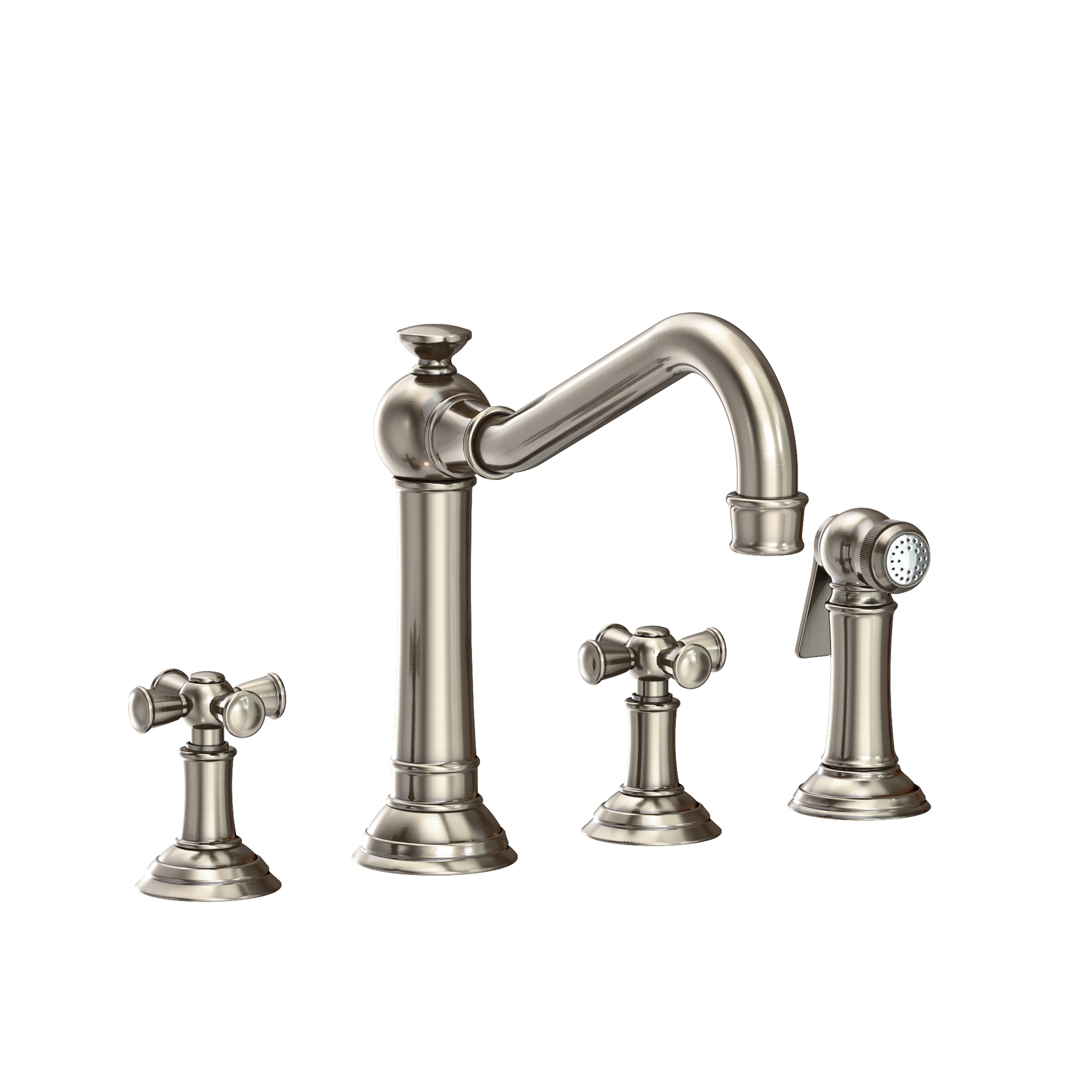 Newport Brass Jacobean Kitchen Faucet with Side Spray