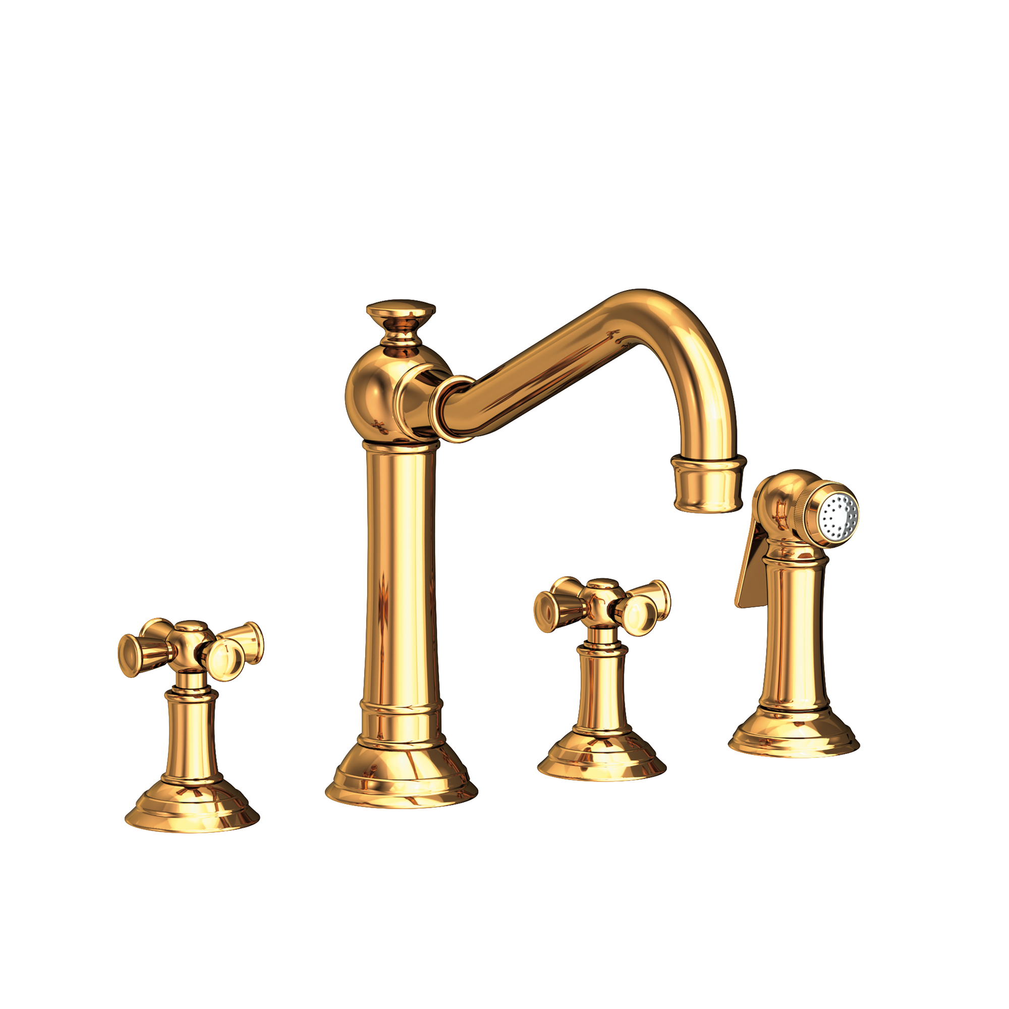 Newport Brass Jacobean Kitchen Faucet with Side Spray