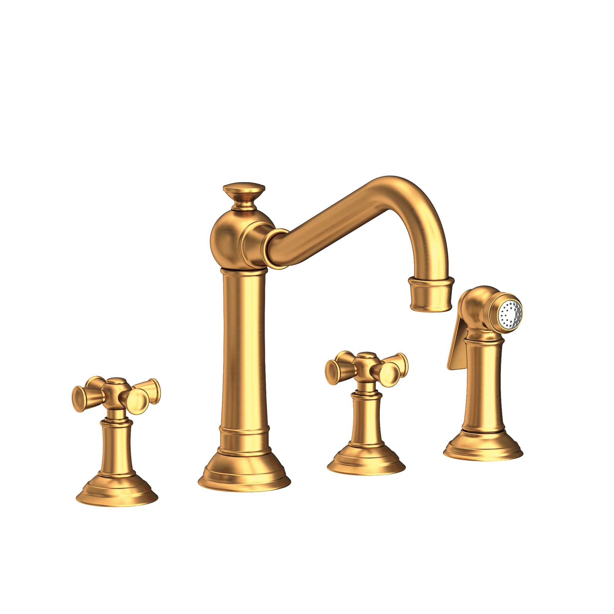 Newport Brass Jacobean Kitchen Faucet with Side Spray