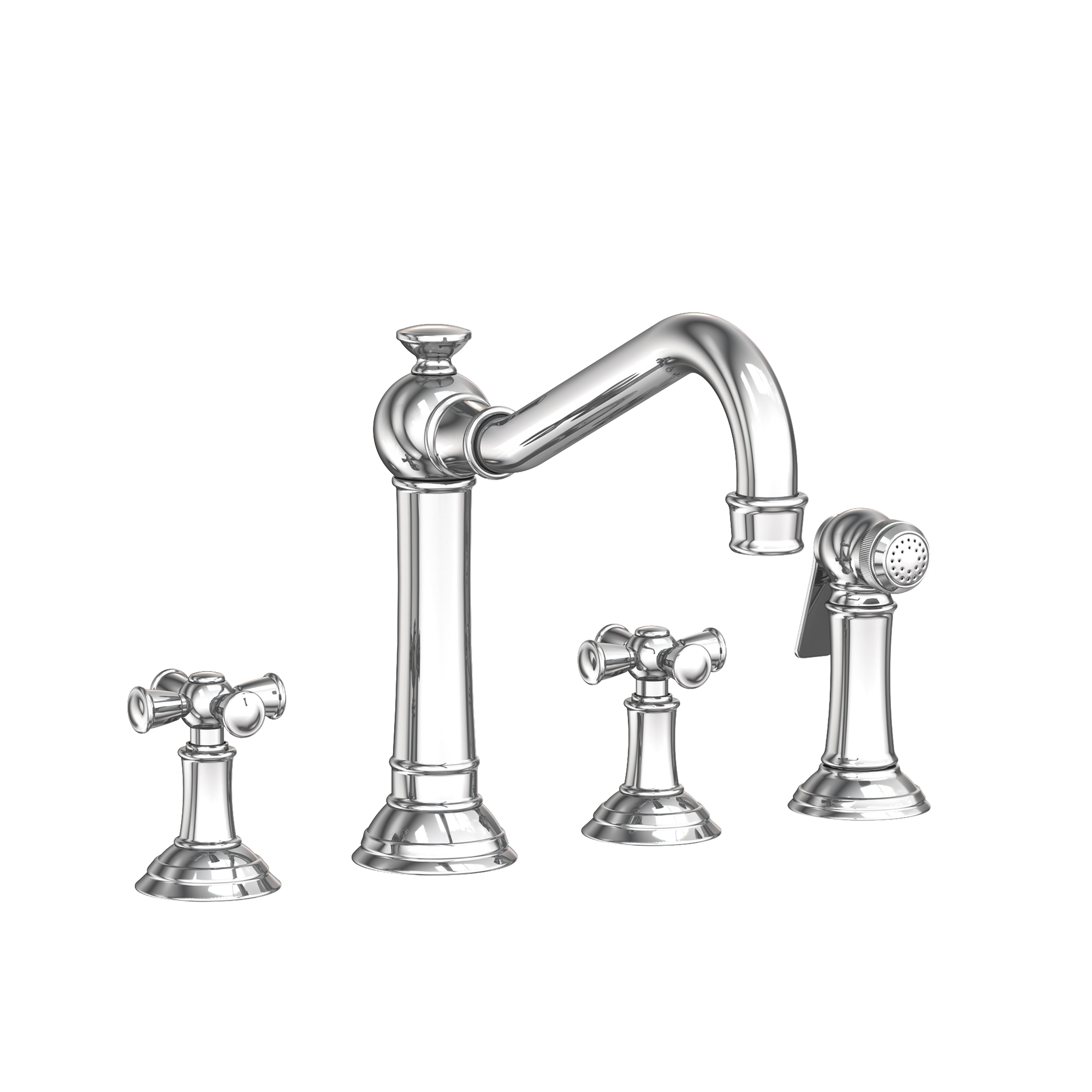 Newport Brass Jacobean Kitchen Faucet with Side Spray