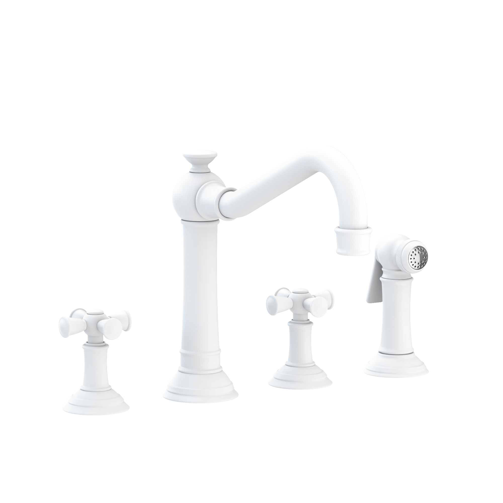 Newport Brass Jacobean Kitchen Faucet with Side Spray