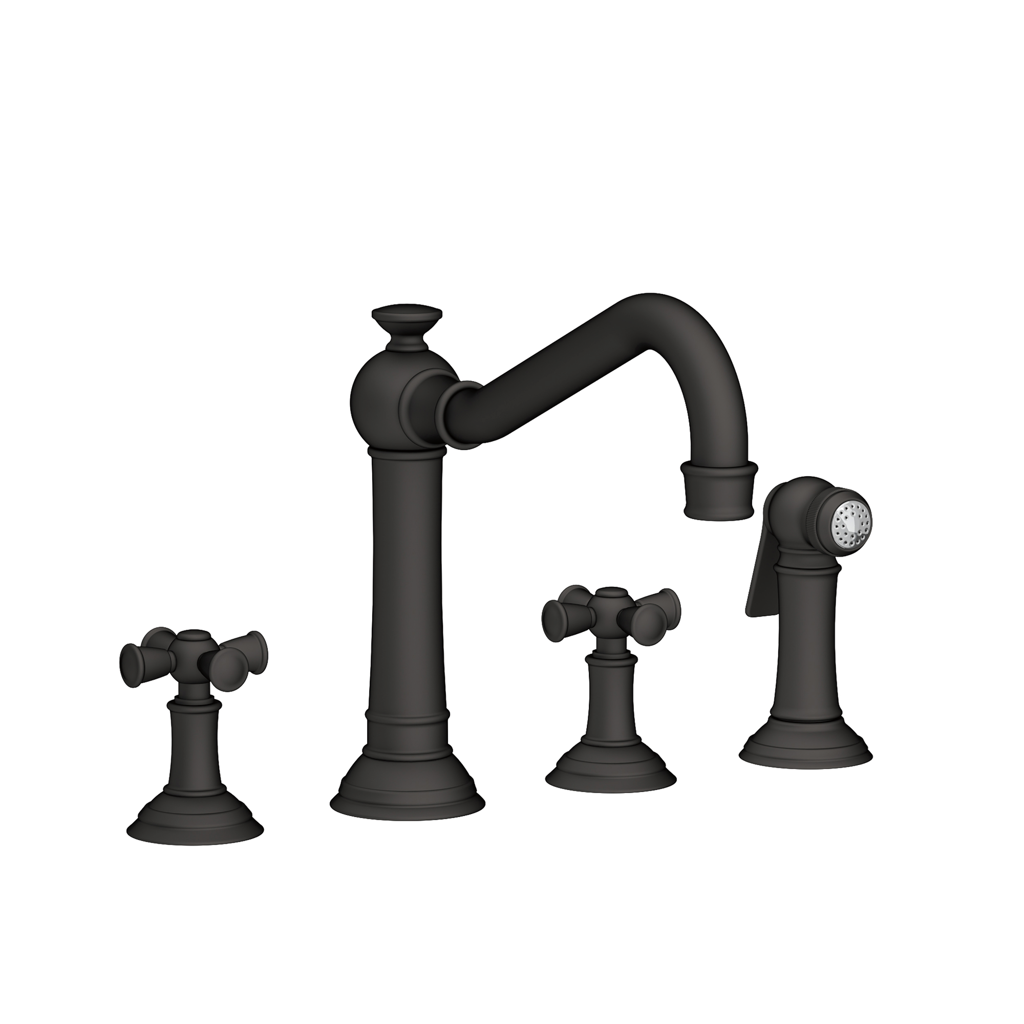 Newport Brass Jacobean Kitchen Faucet with Side Spray