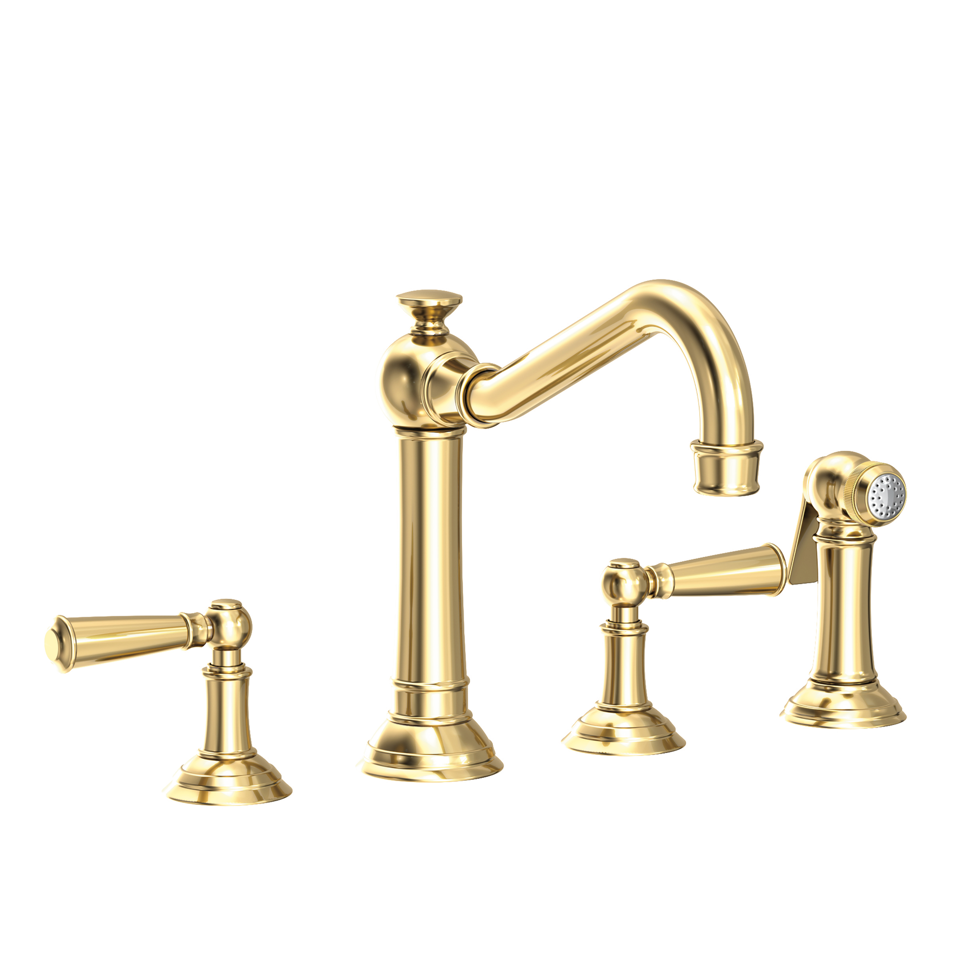 Newport Brass Jacobean Kitchen Faucet with Side Spray