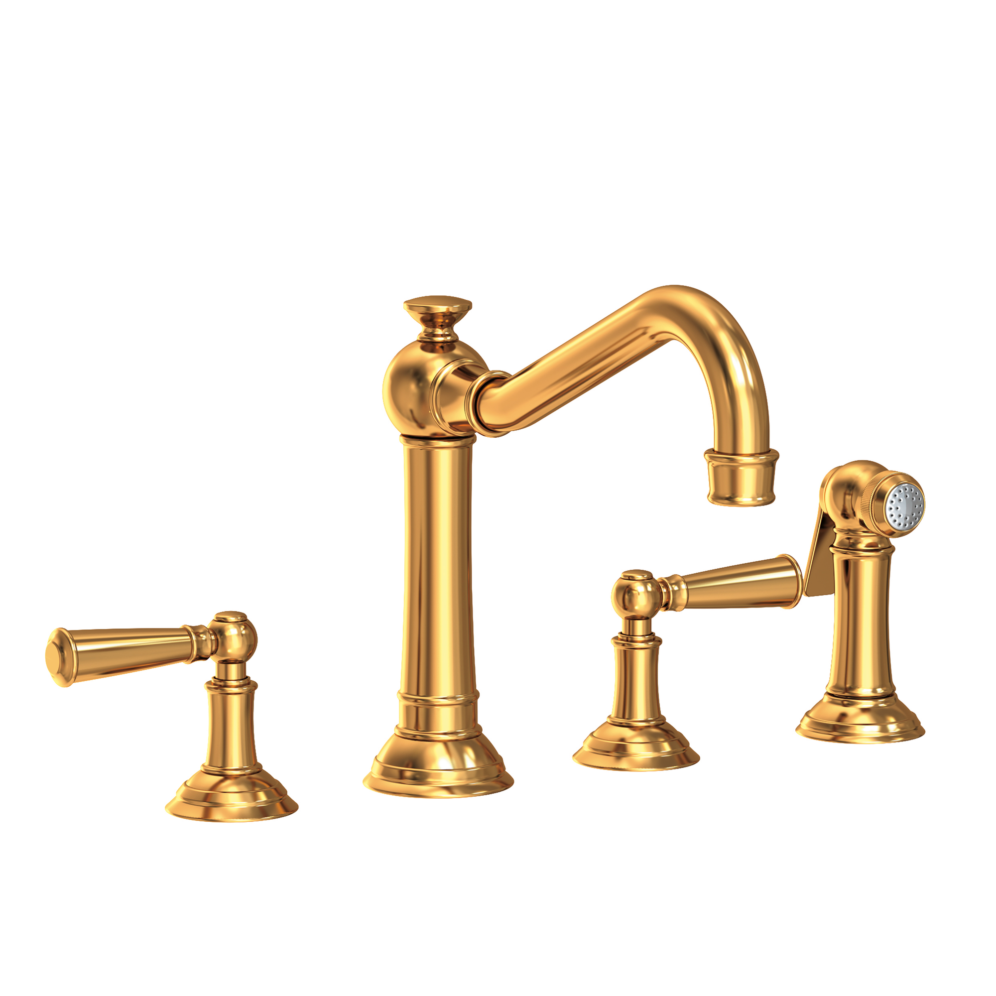Newport Brass Jacobean Kitchen Faucet with Side Spray
