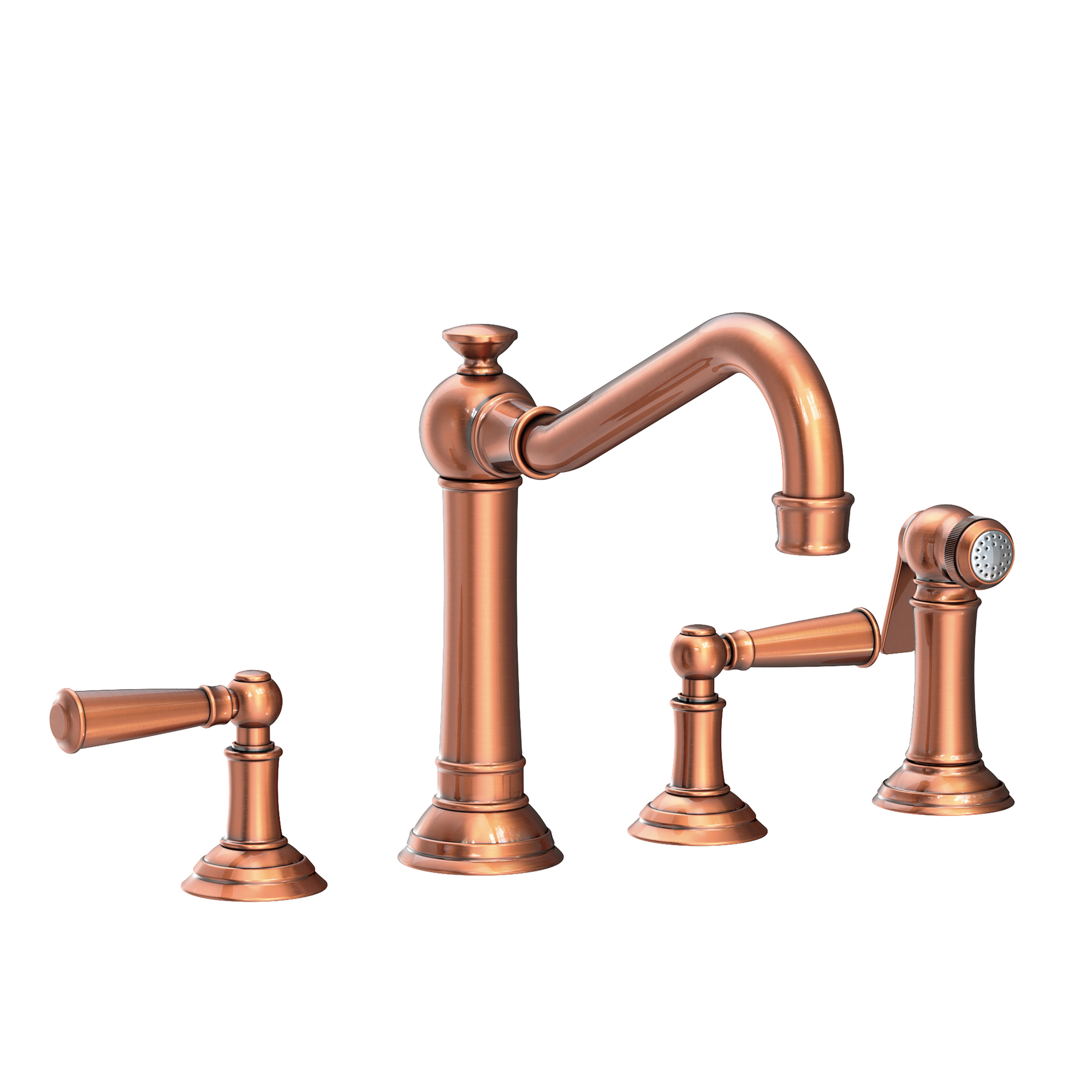 Newport Brass Jacobean Kitchen Faucet with Side Spray
