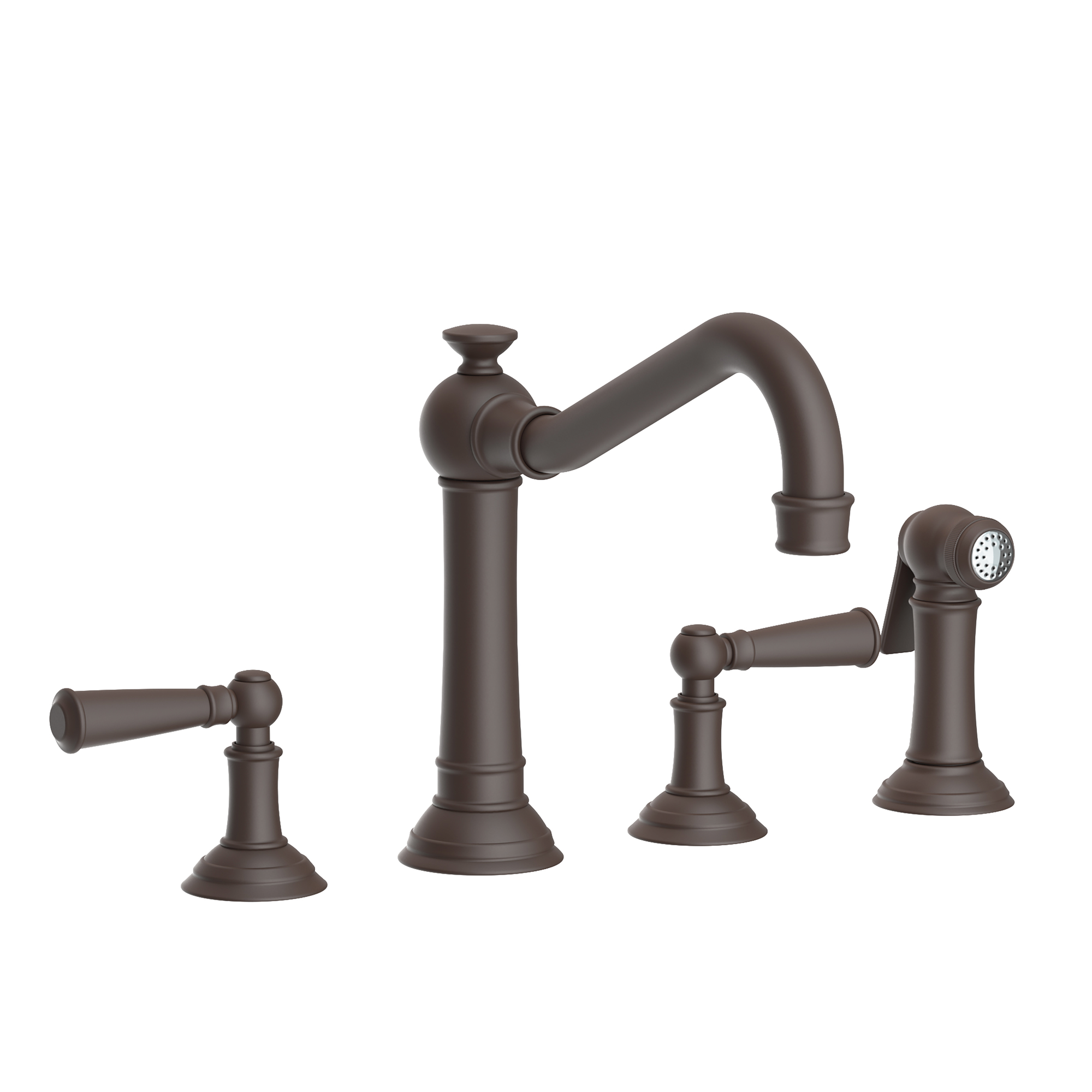 Newport Brass Jacobean Kitchen Faucet with Side Spray
