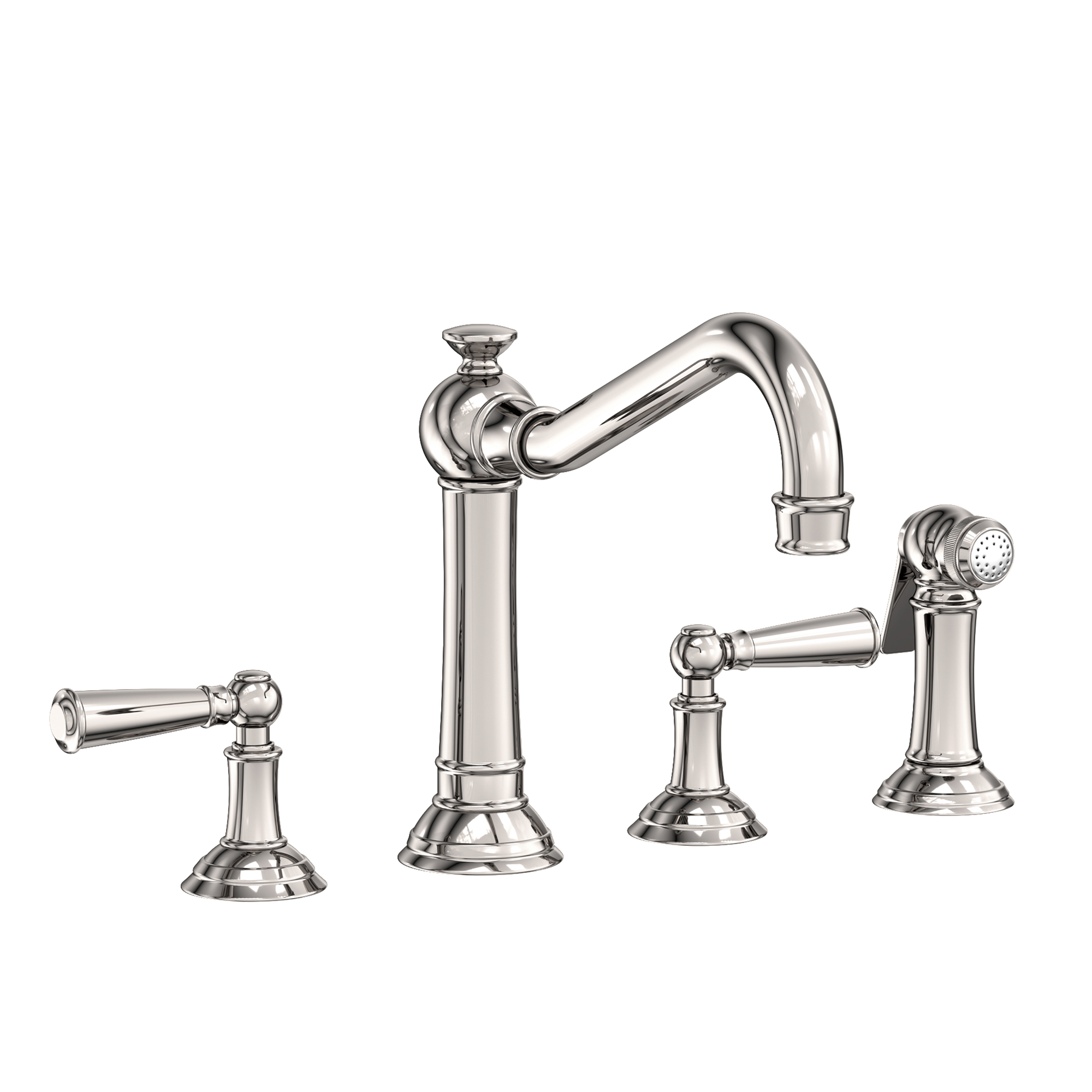 Newport Brass Jacobean Kitchen Faucet with Side Spray