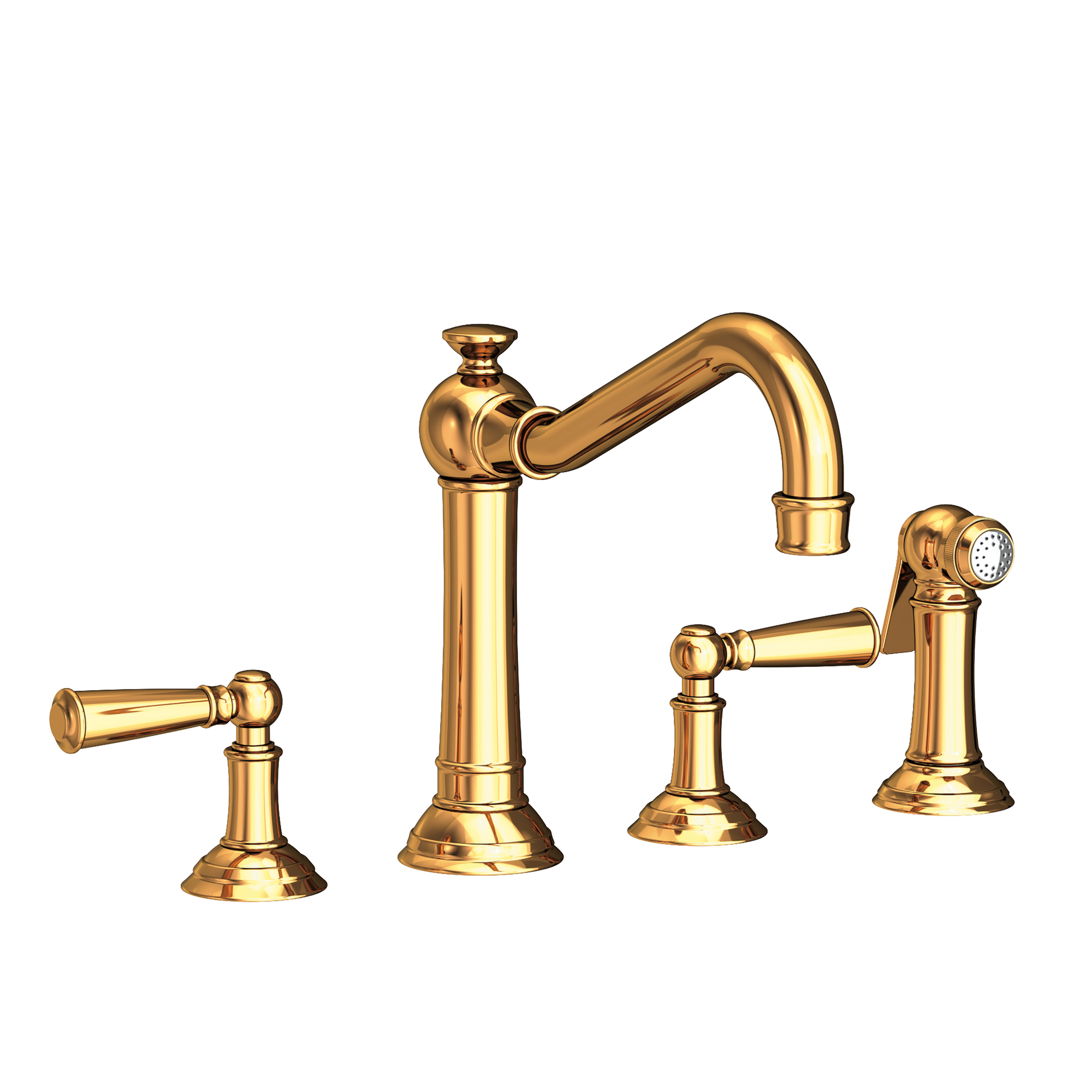 Newport Brass Jacobean Kitchen Faucet with Side Spray