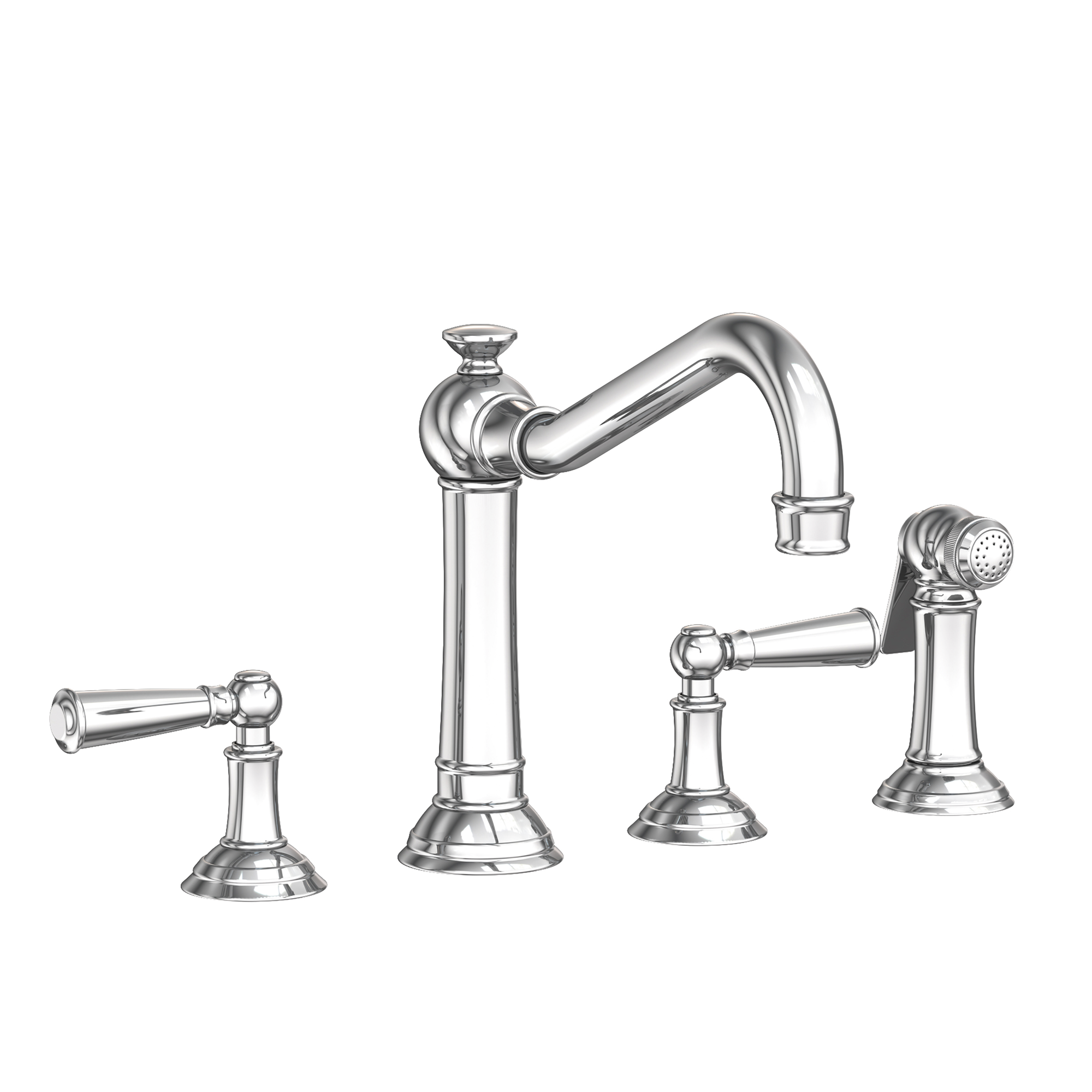 Newport Brass Jacobean Kitchen Faucet with Side Spray