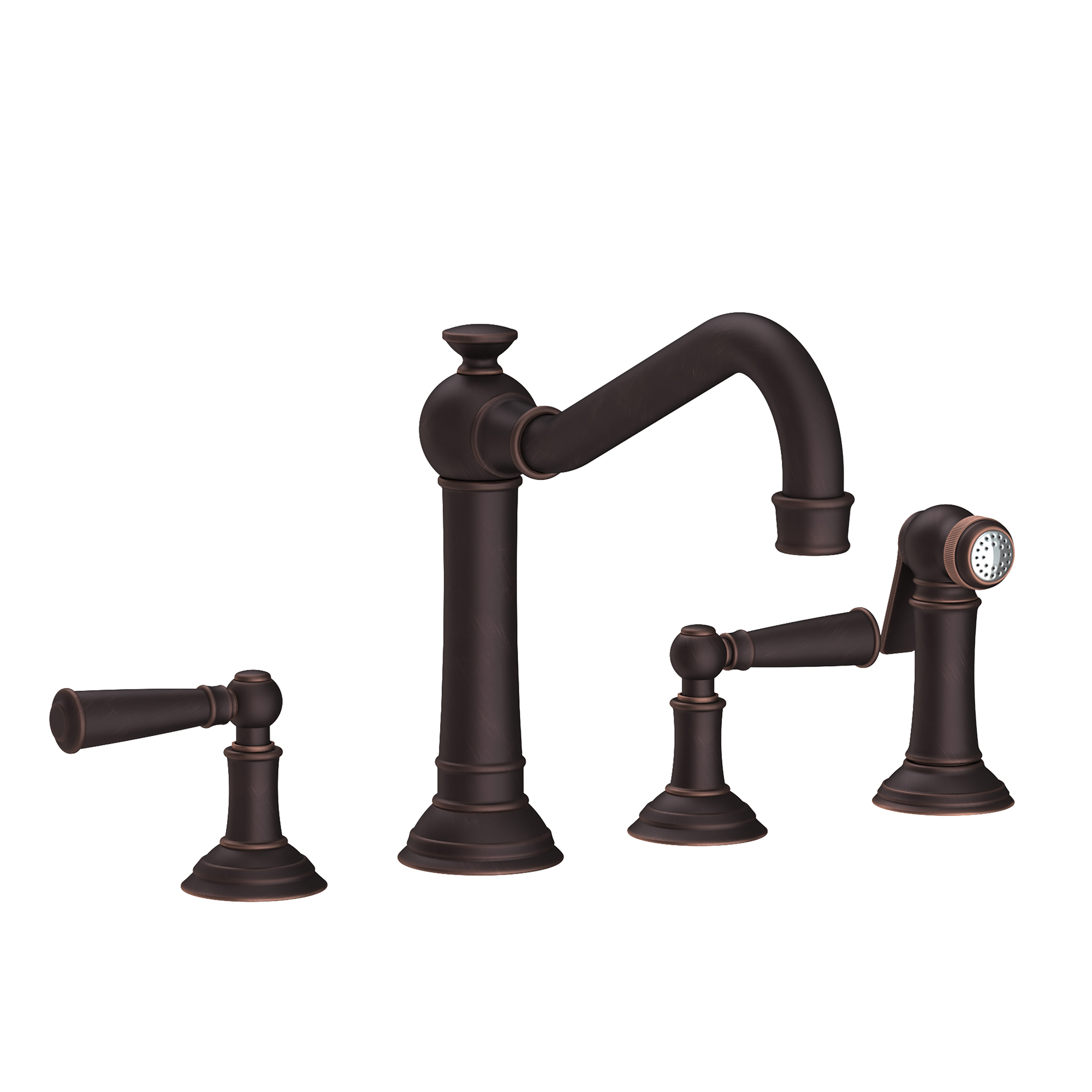 Newport Brass Jacobean Kitchen Faucet with Side Spray