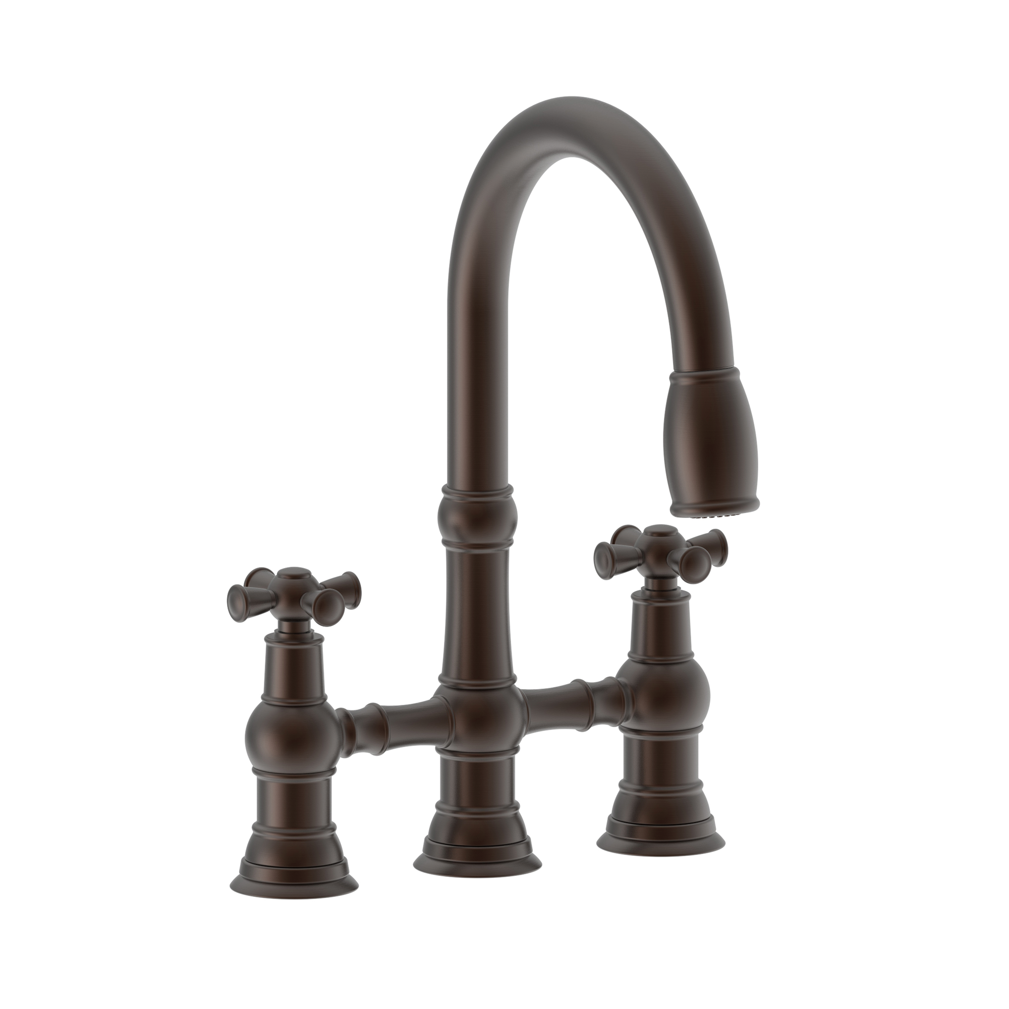Newport Brass Jacobean Kitchen Bridge Pull-Down Faucet