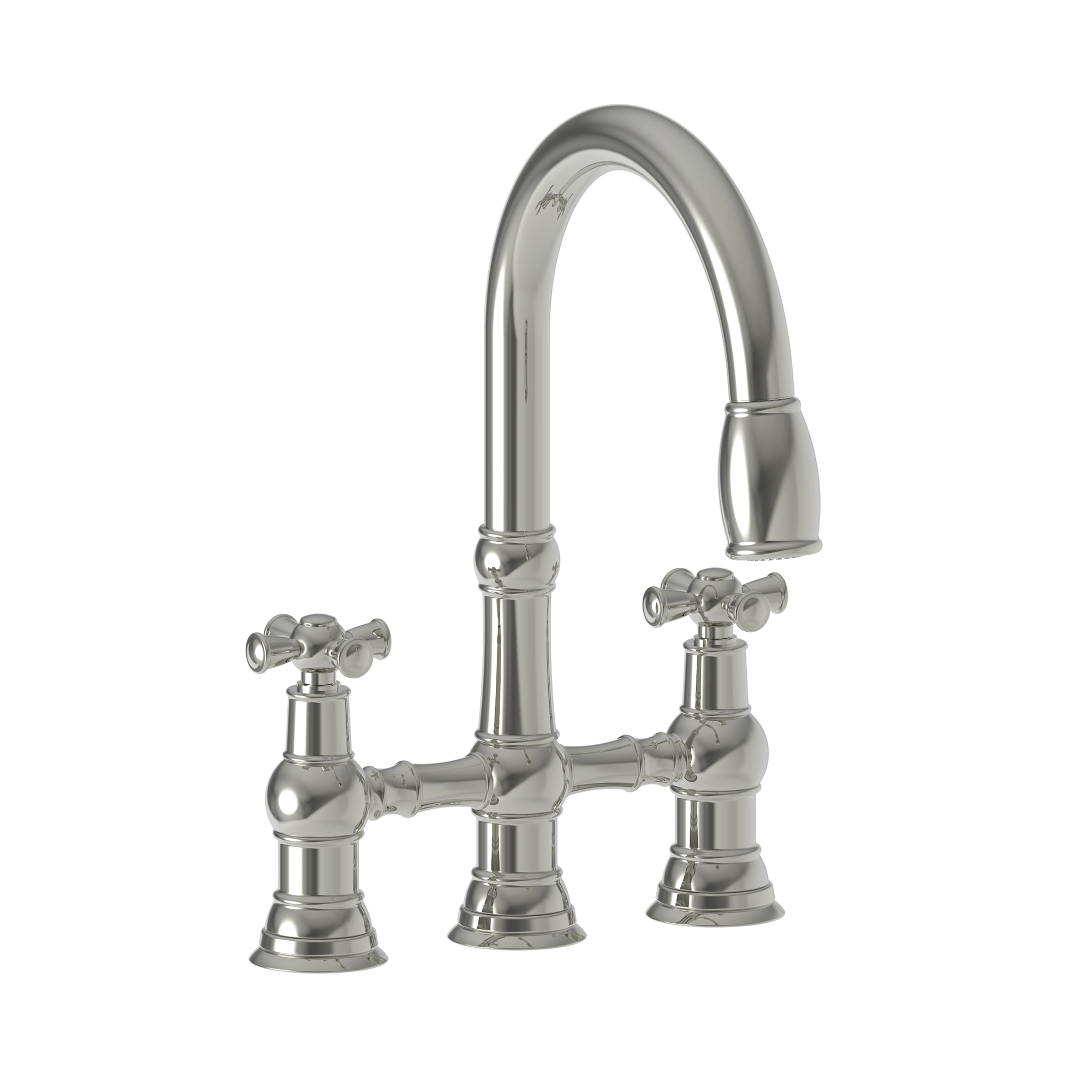 Newport Brass Jacobean Kitchen Bridge Pull-Down Faucet