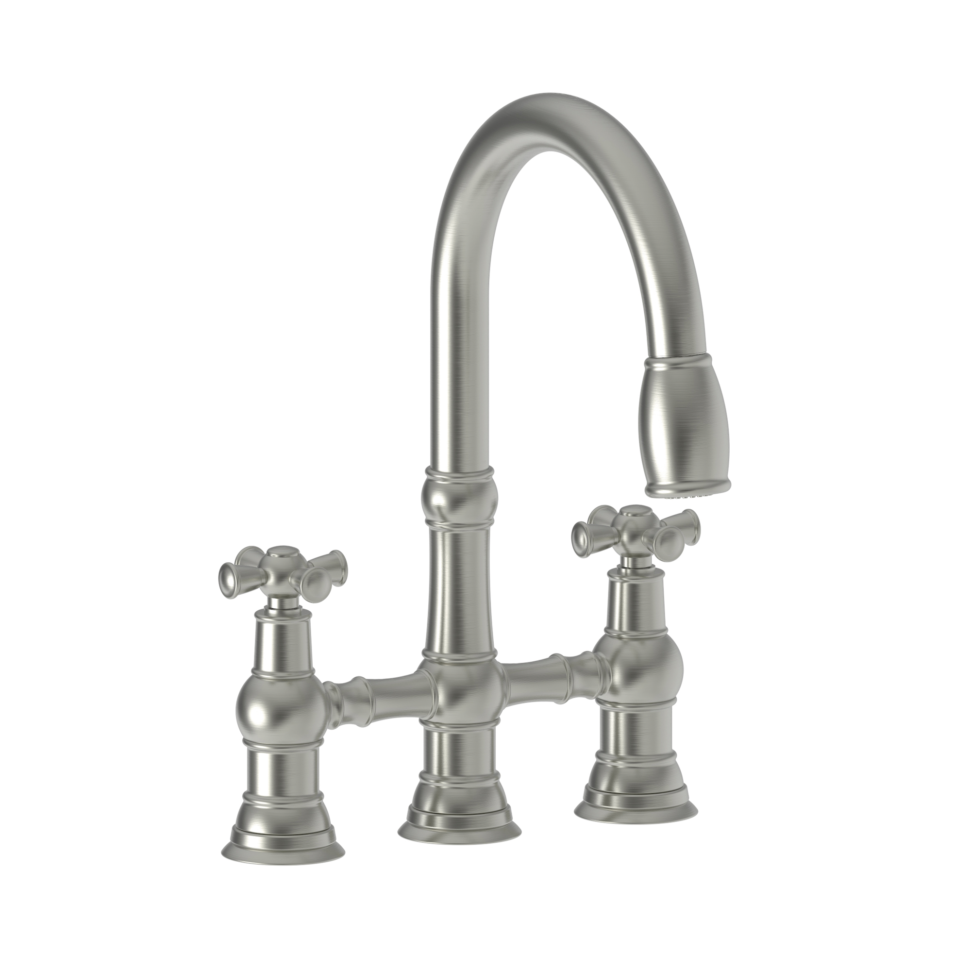 Newport Brass Jacobean Kitchen Bridge Pull-Down Faucet