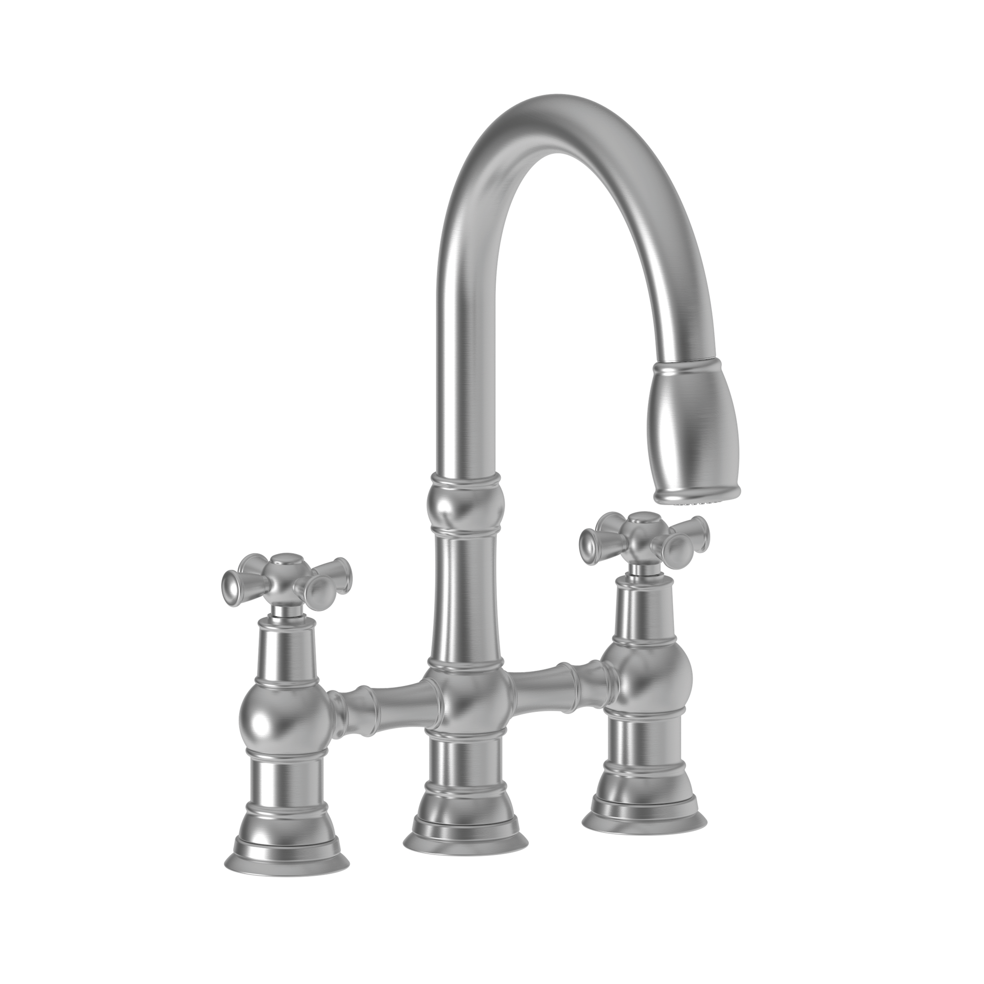 Newport Brass Jacobean Kitchen Bridge Pull-Down Faucet