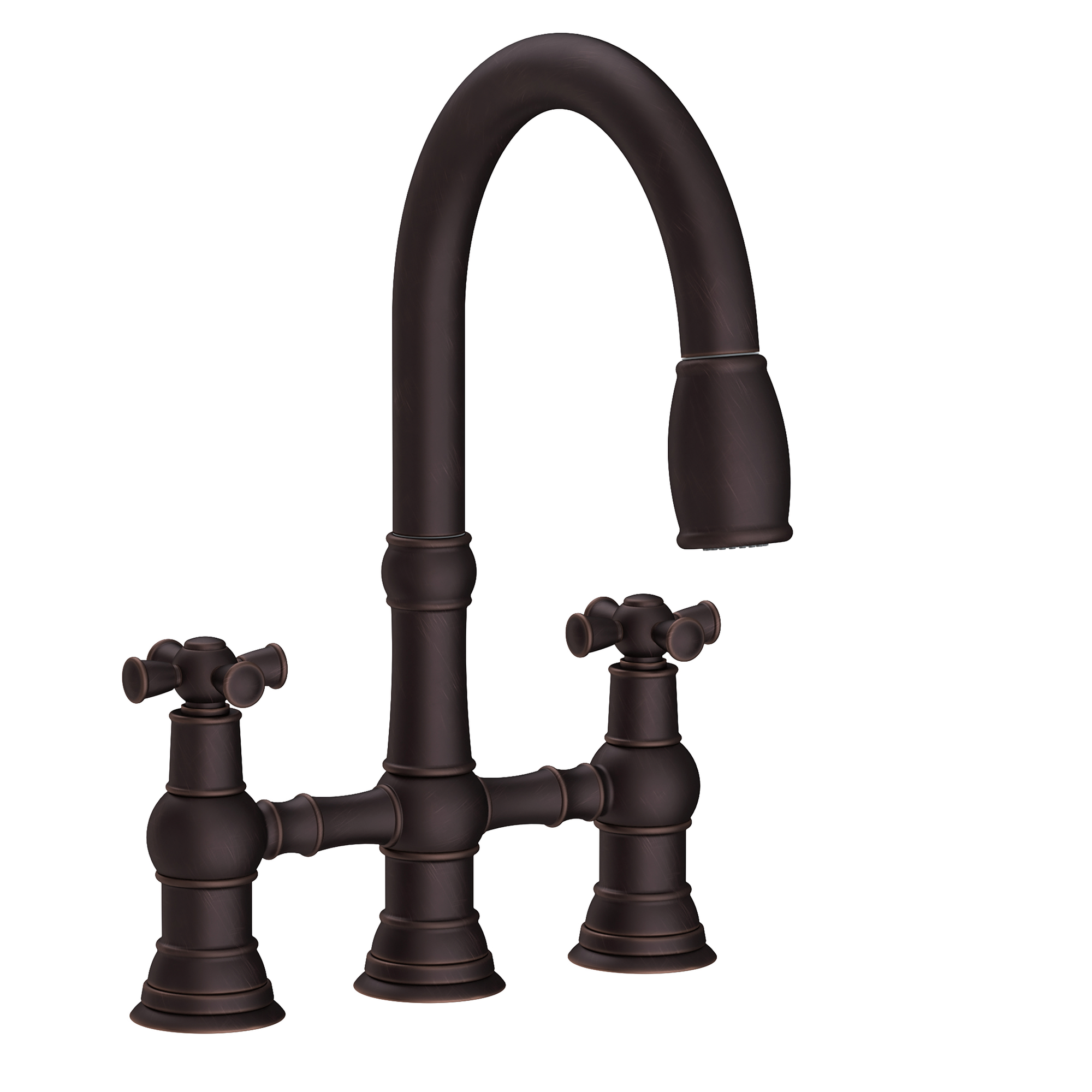 Newport Brass Jacobean Kitchen Bridge Pull-Down Faucet