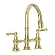 Newport Brass Jacobean Kitchen Bridge Pull-Down Faucet