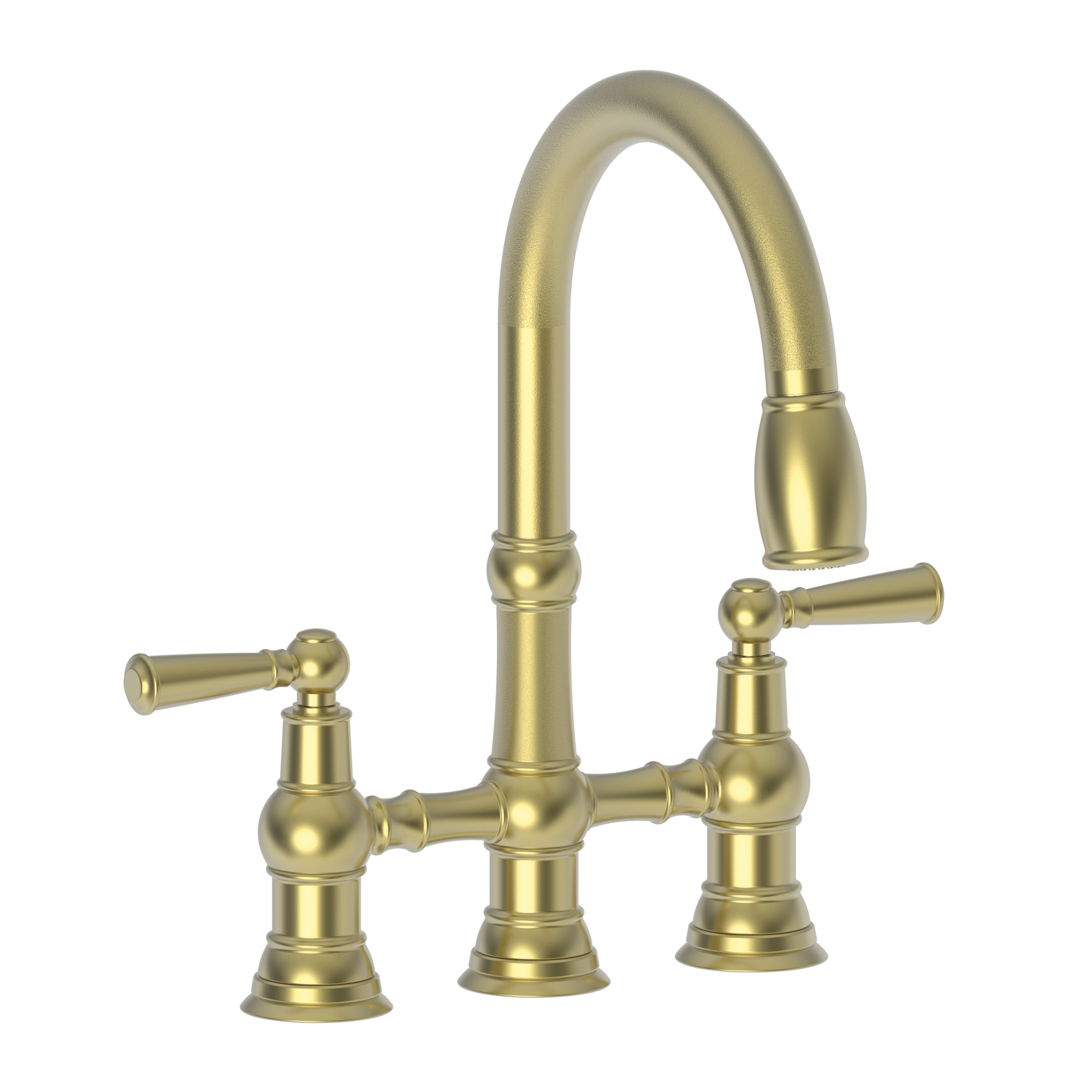 Newport Brass Jacobean Kitchen Bridge Pull-Down Faucet