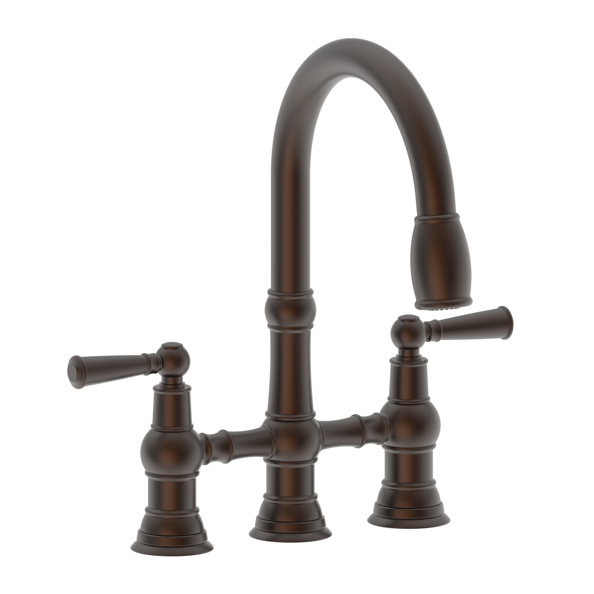 Newport Brass Jacobean Kitchen Bridge Pull-Down Faucet