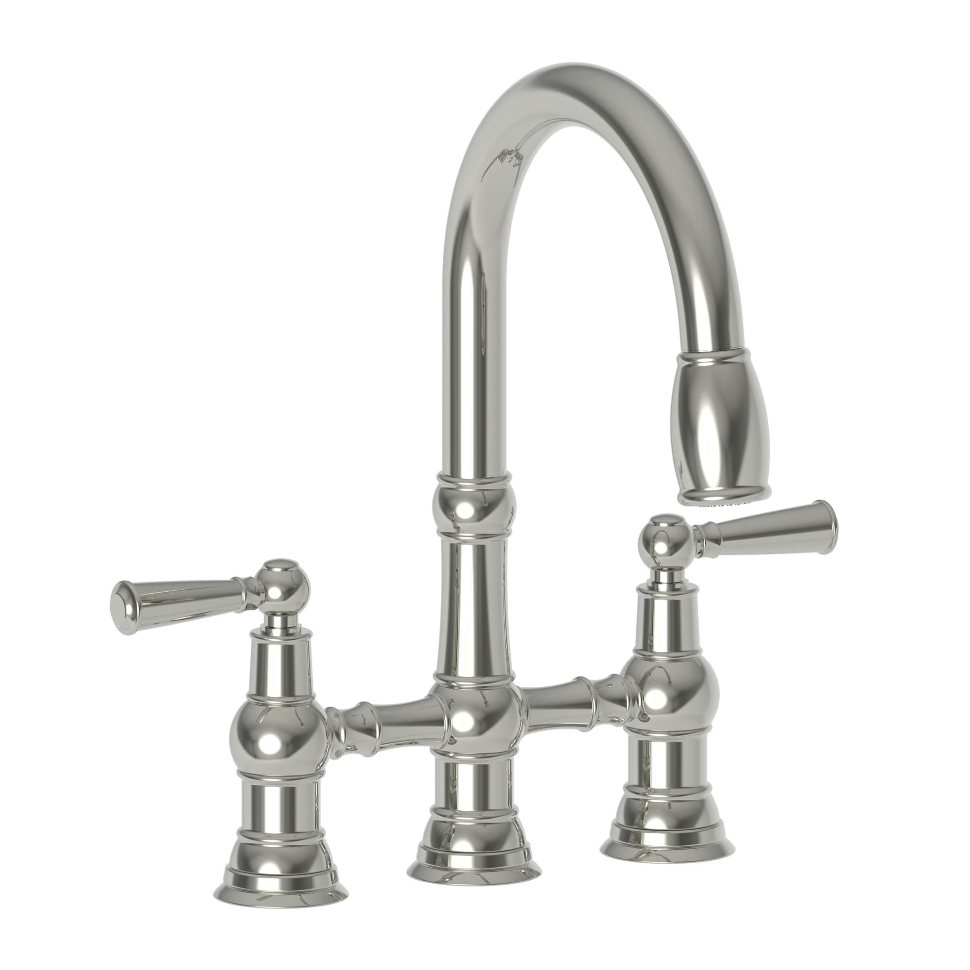 Newport Brass Jacobean Kitchen Bridge Pull-Down Faucet