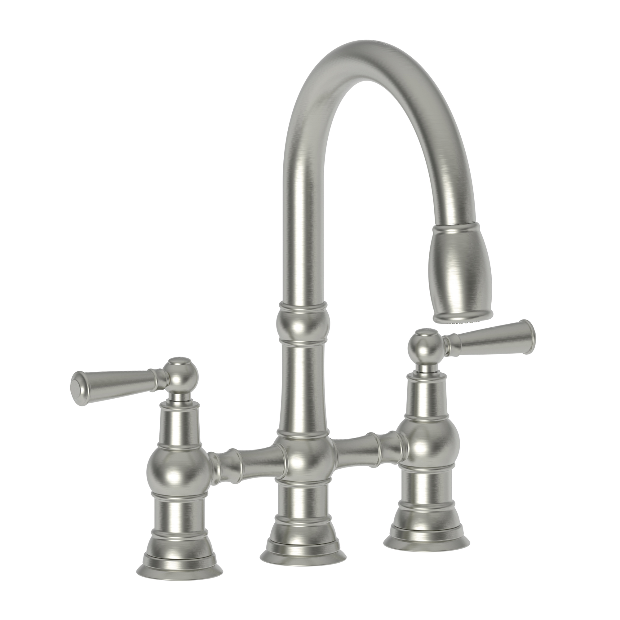 Newport Brass Jacobean Kitchen Bridge Pull-Down Faucet
