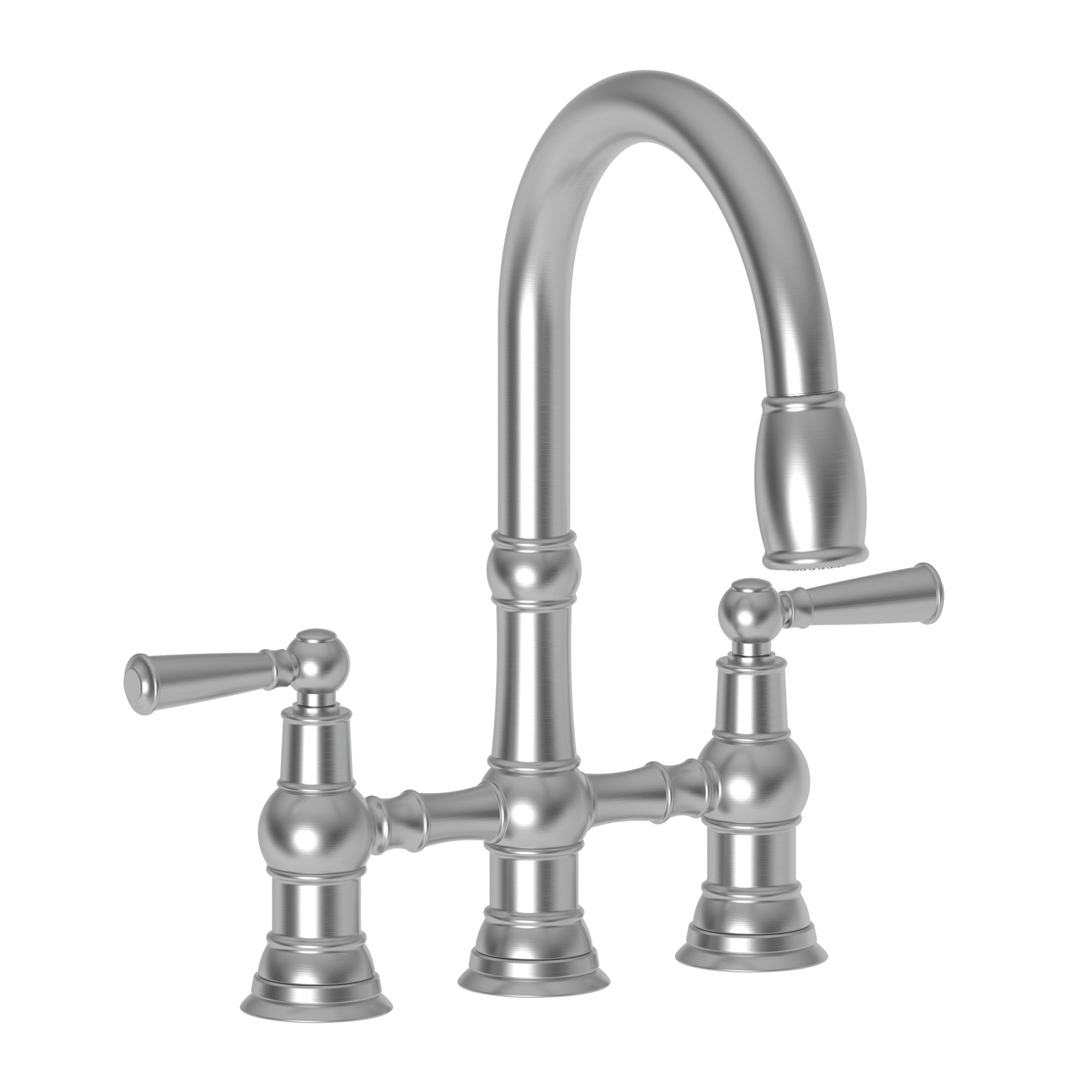 Newport Brass Jacobean Kitchen Bridge Pull-Down Faucet