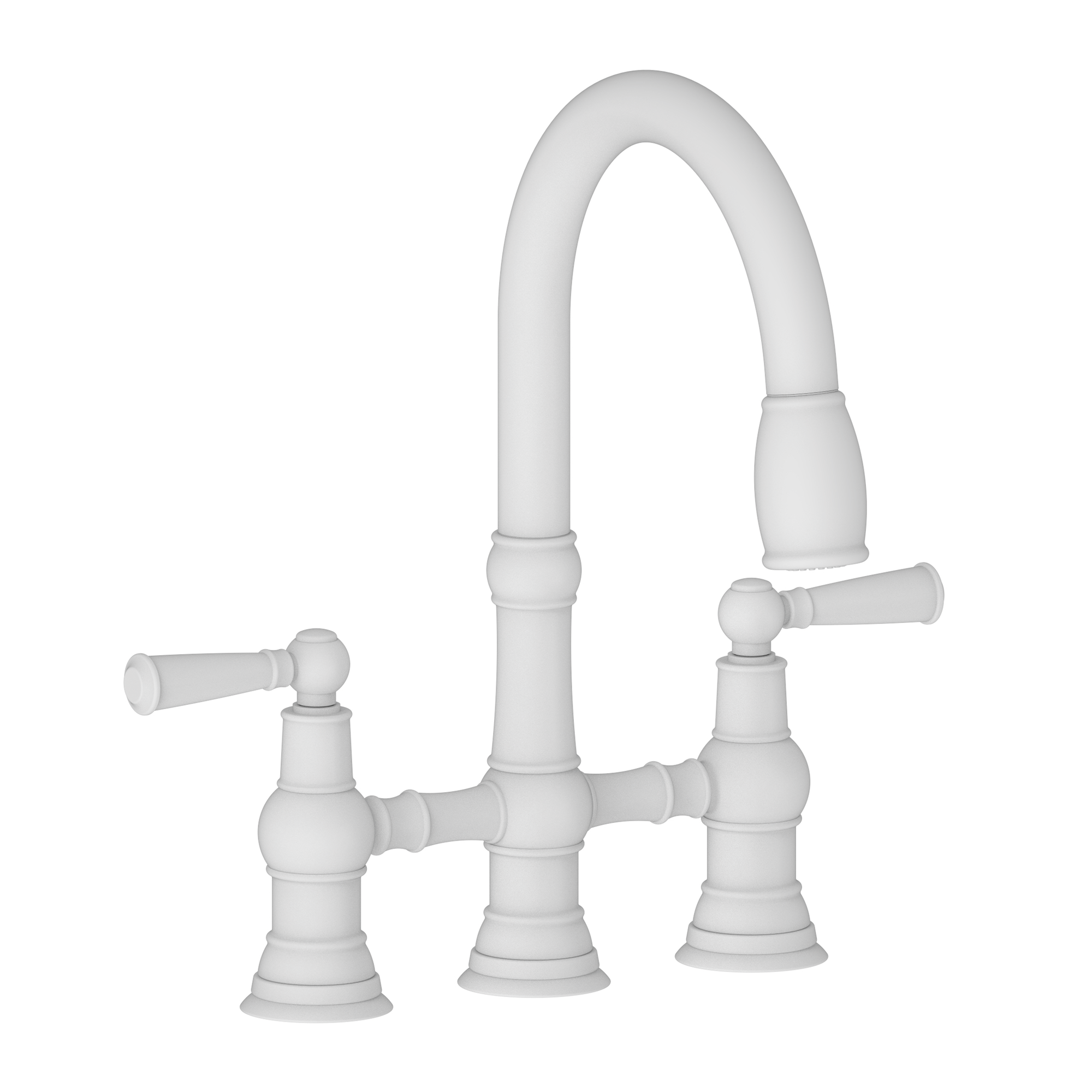 Newport Brass Jacobean Kitchen Bridge Pull-Down Faucet