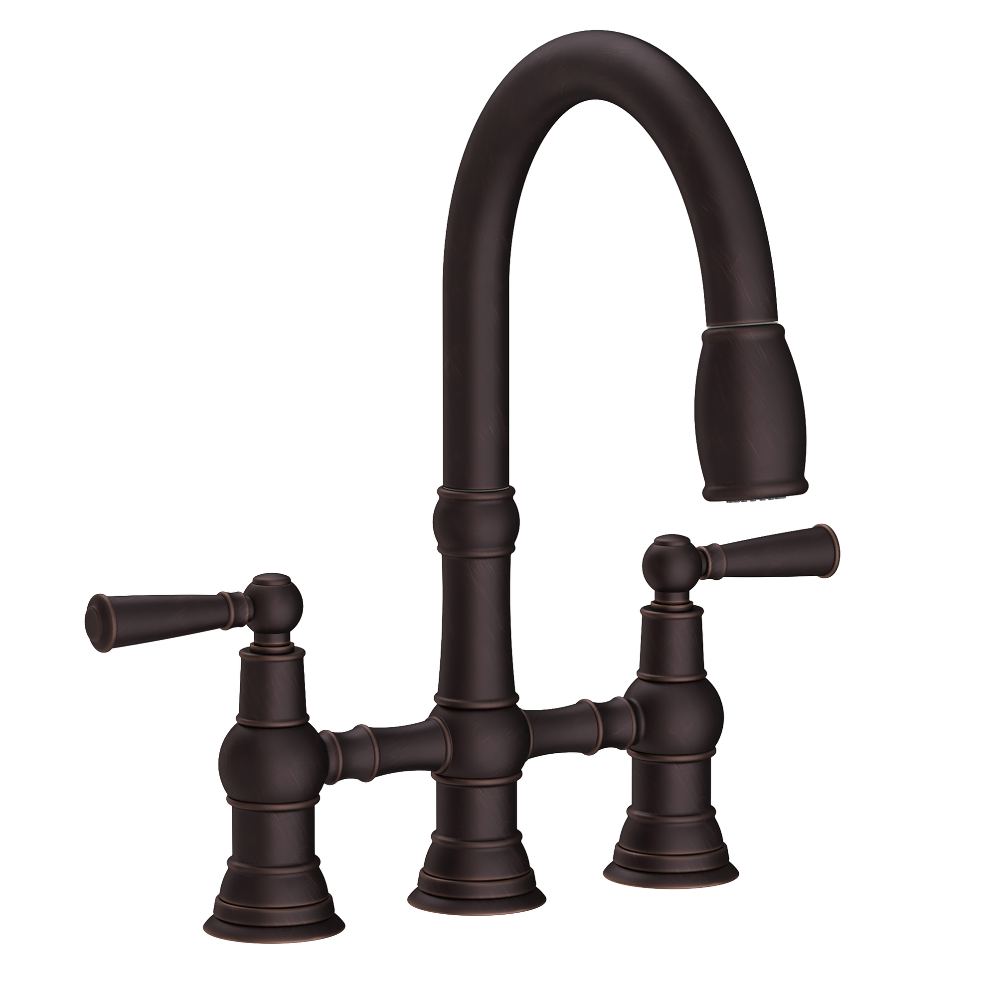 Newport Brass Jacobean Kitchen Bridge Pull-Down Faucet