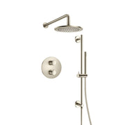 Flusso 250.7125 Two Output Shower Set With Shower Head, Hand Held And Slide Bar